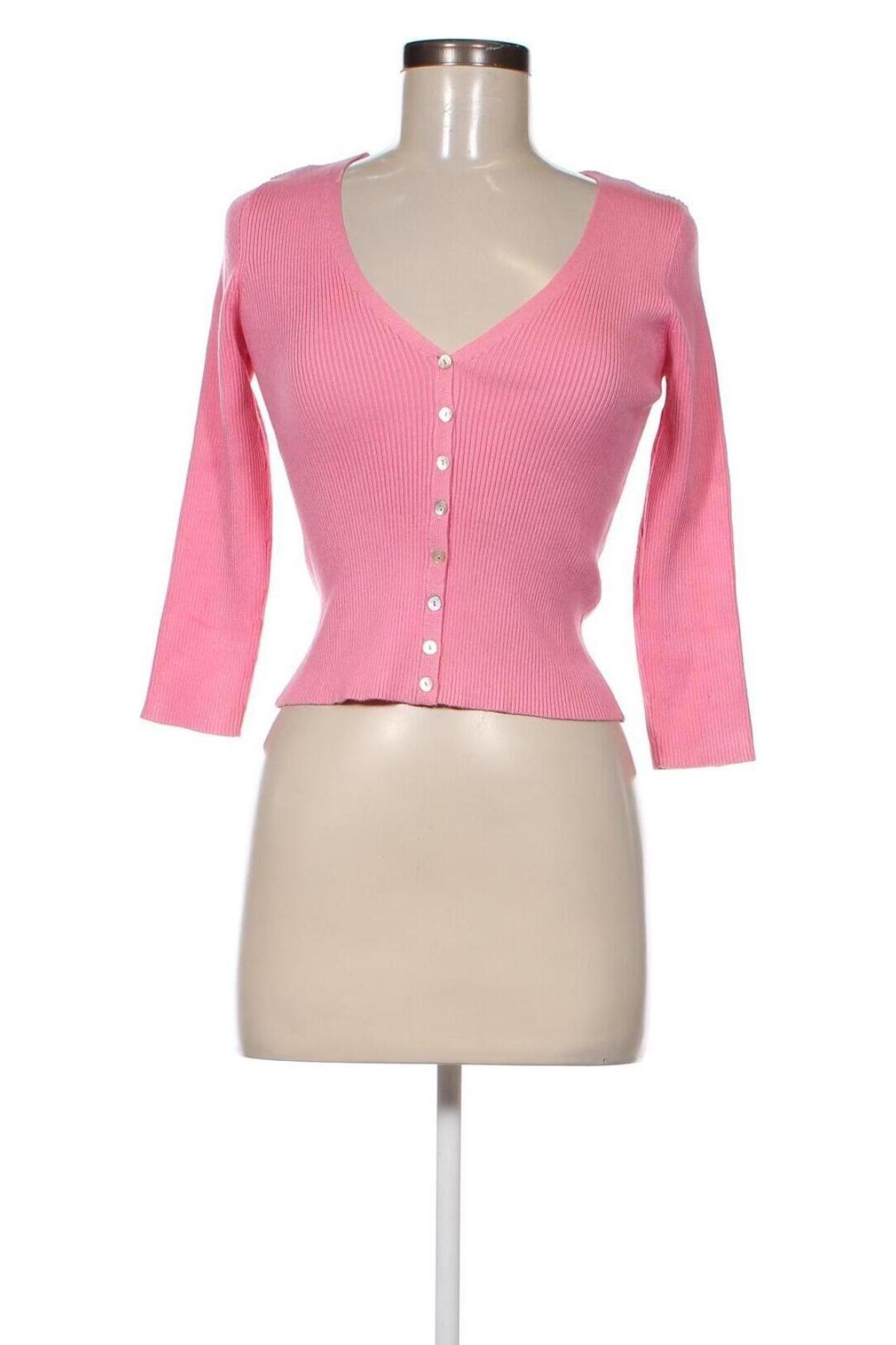 Damen Strickjacke Stradivarius, Größe S, Farbe Rosa, Preis € 9,91