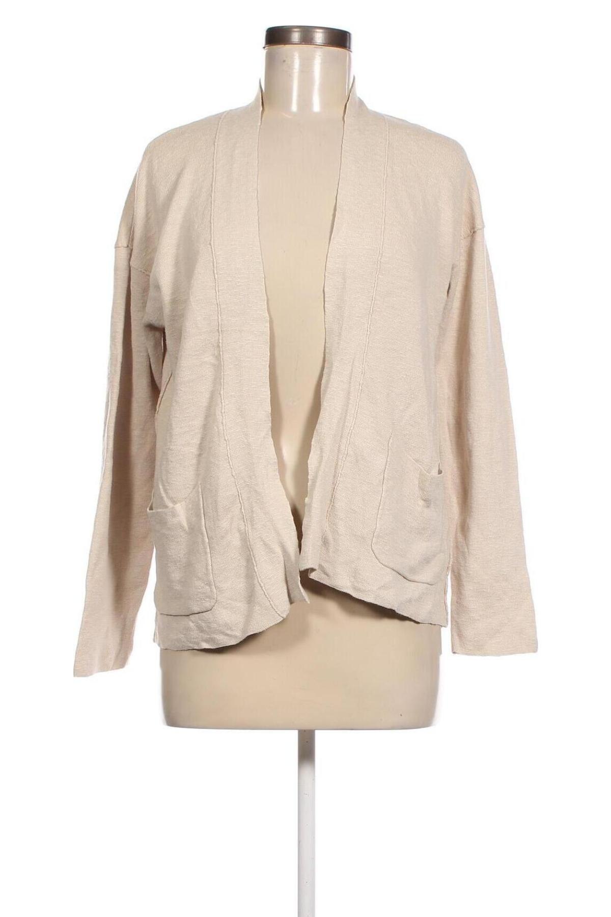 Damen Strickjacke Tom Tailor, Größe M, Farbe Beige, Preis 9,99 €