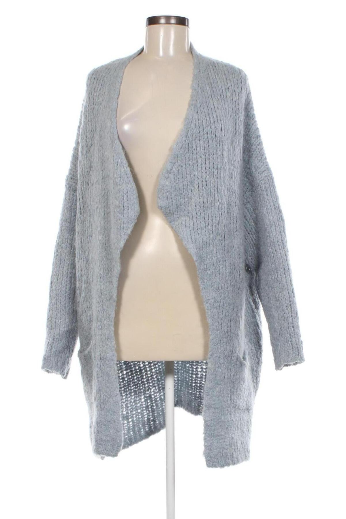 Cardigan de damă Tredy, Mărime L, Culoare Albastru, Preț 33,99 Lei