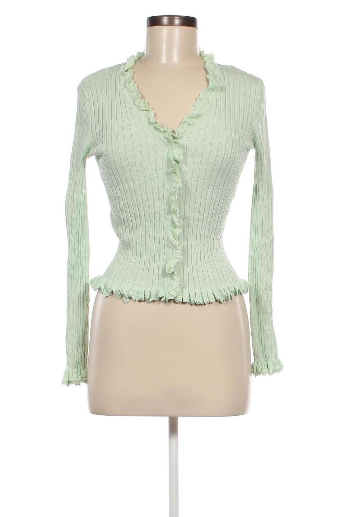 Cardigan de damă View, Mărime L, Culoare Verde, Preț 12,99 Lei