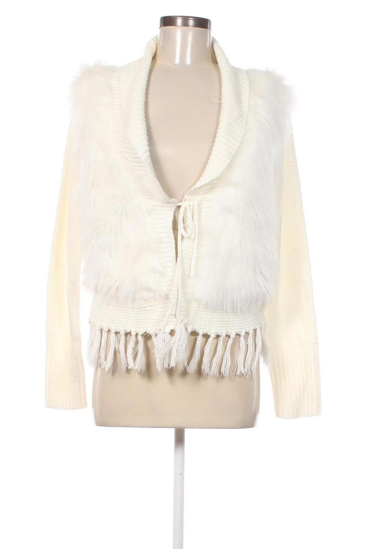 Cardigan de damă Yessica, Mărime M, Culoare Alb, Preț 33,99 Lei