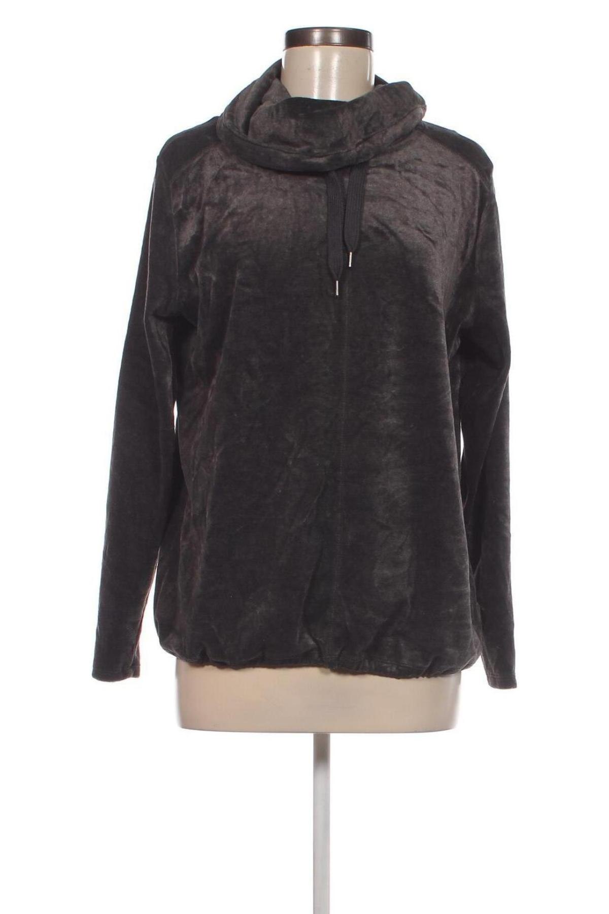 Damen Fleece Shirt C&A, Größe L, Farbe Grau, Preis 6,99 €