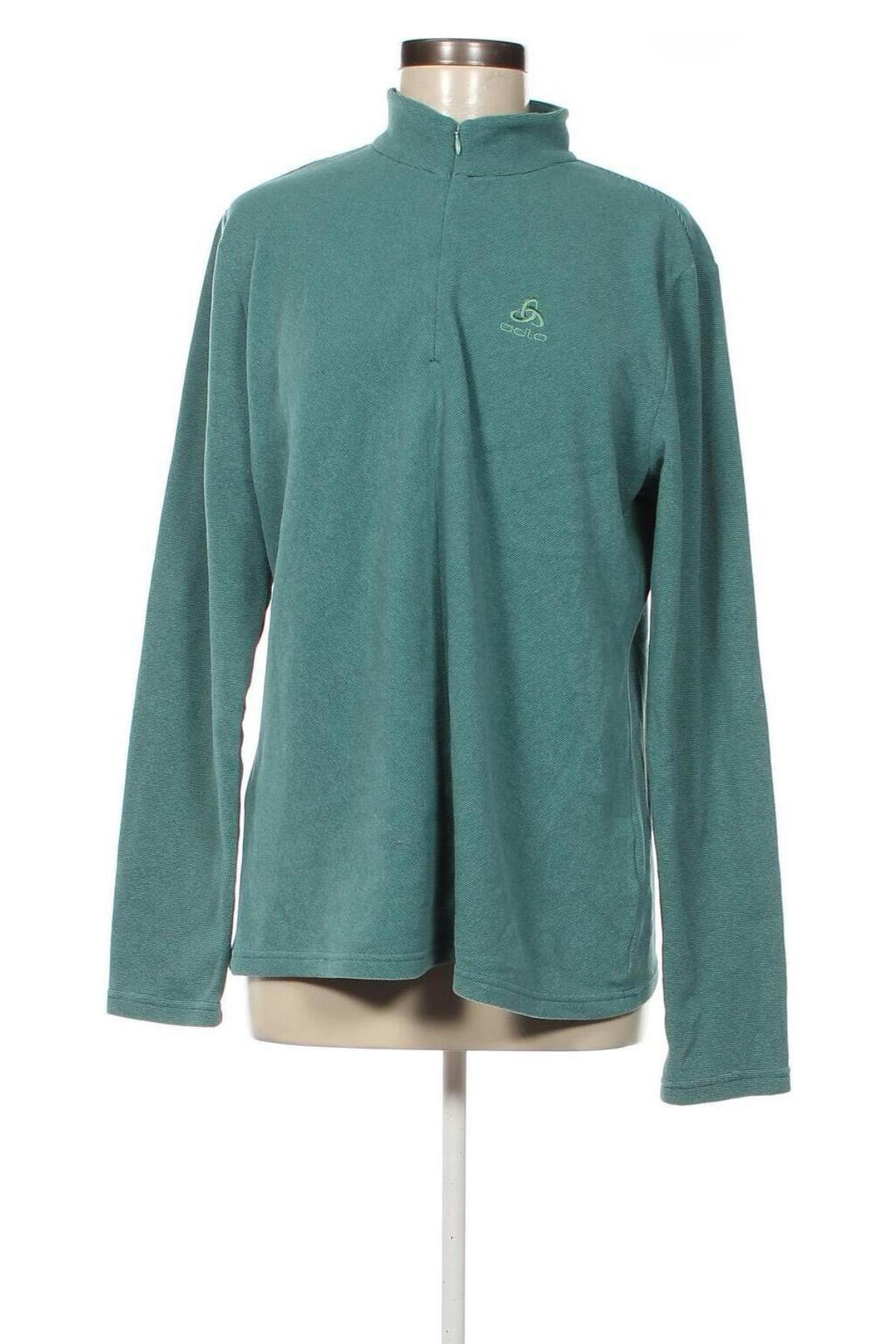 Damen Fleece Shirt Odlo, Größe XL, Farbe Grün, Preis 17,40 €