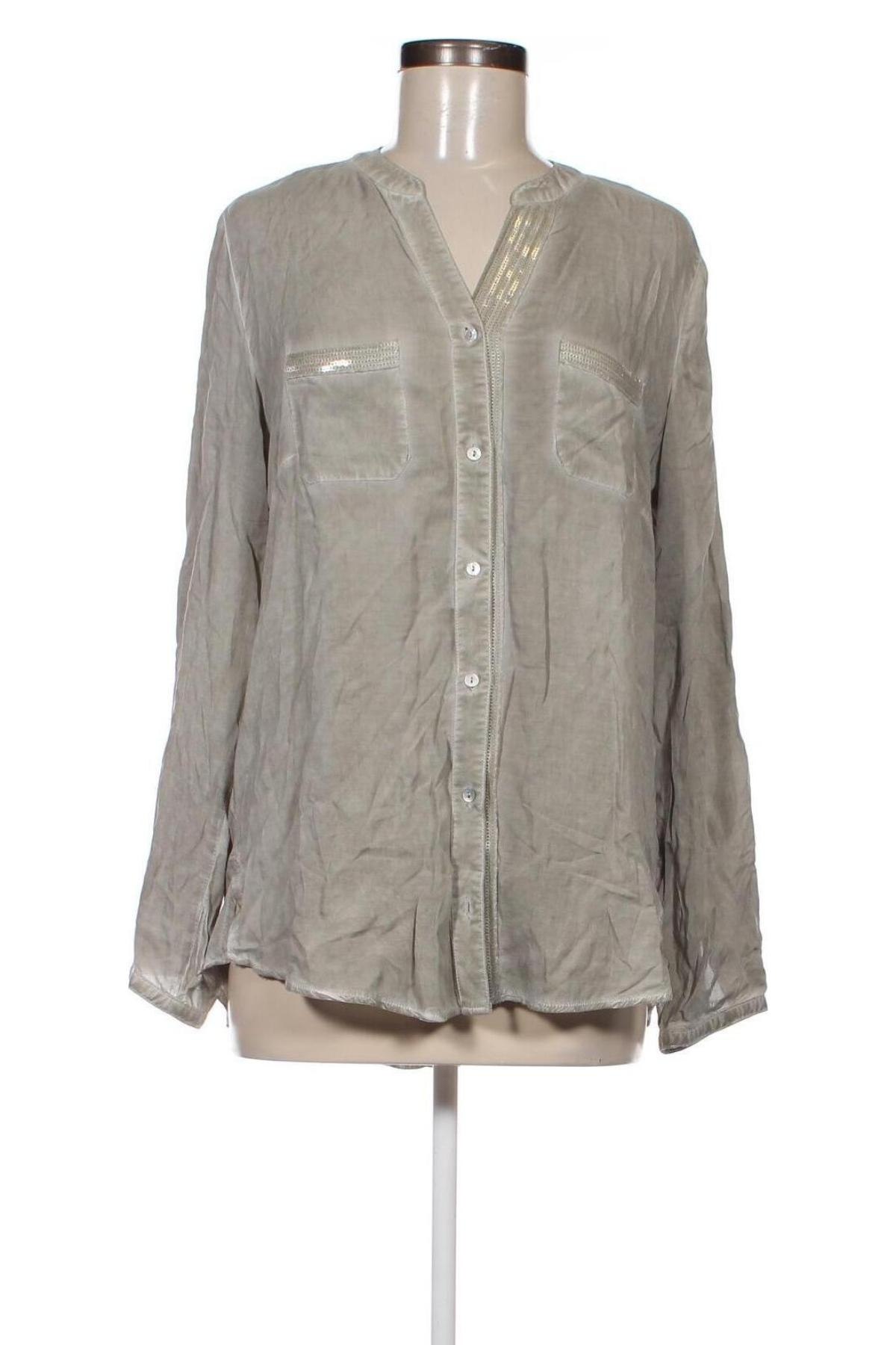 Damenbluse Barbara Lebek, Größe M, Farbe Grau, Preis 16,49 €