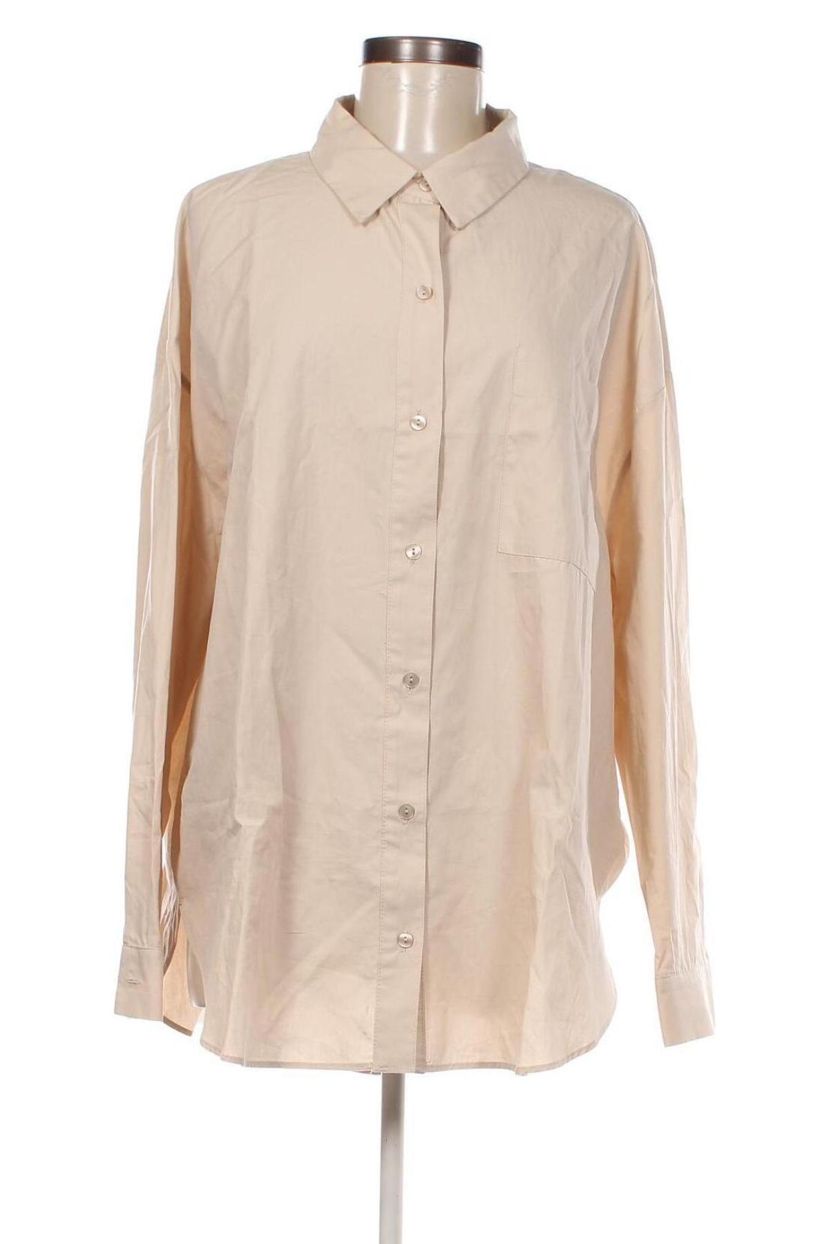 Damenbluse Bershka, Größe L, Farbe Beige, Preis € 13,79