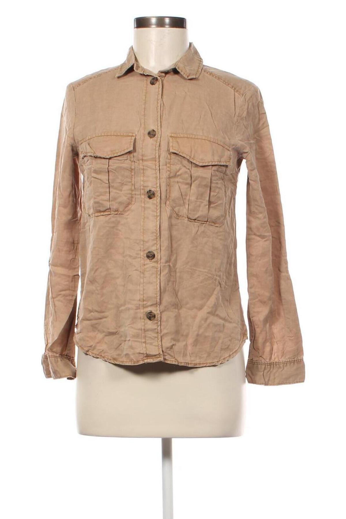 Damenbluse H&M Divided, Größe XXS, Farbe Beige, Preis € 3,99