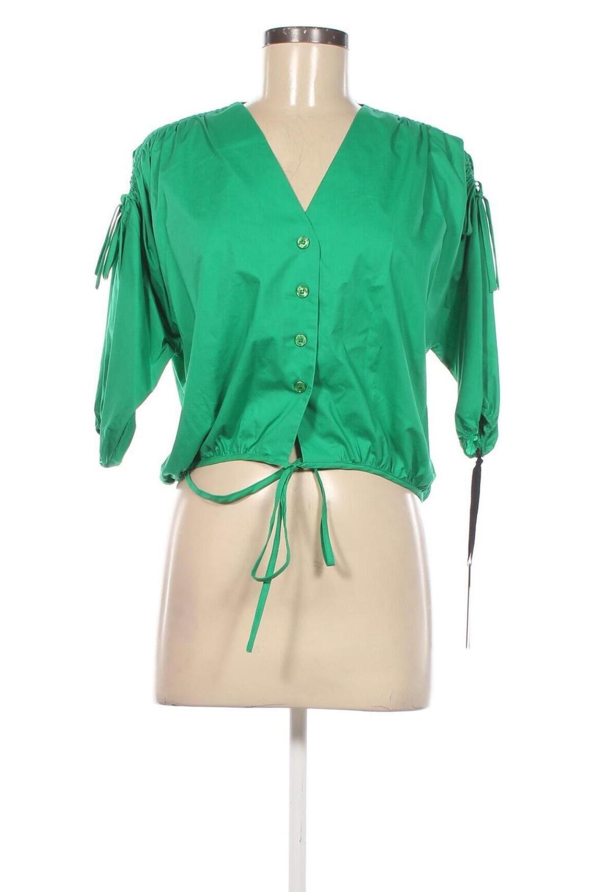 Cămașă de femei Pinko, Mărime XS, Culoare Verde, Preț 126,99 Lei