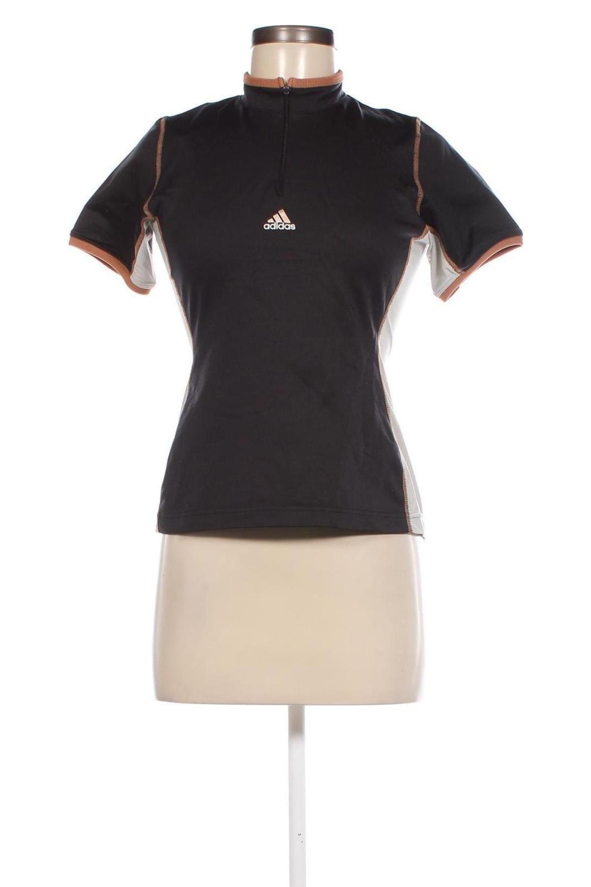 Damen T-Shirt Adidas, Größe M, Farbe Schwarz, Preis € 18,79