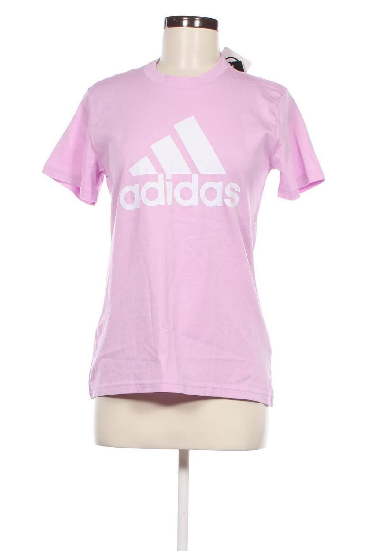 Damski T-shirt Adidas, Rozmiar M, Kolor Fioletowy, Cena 142,53 zł