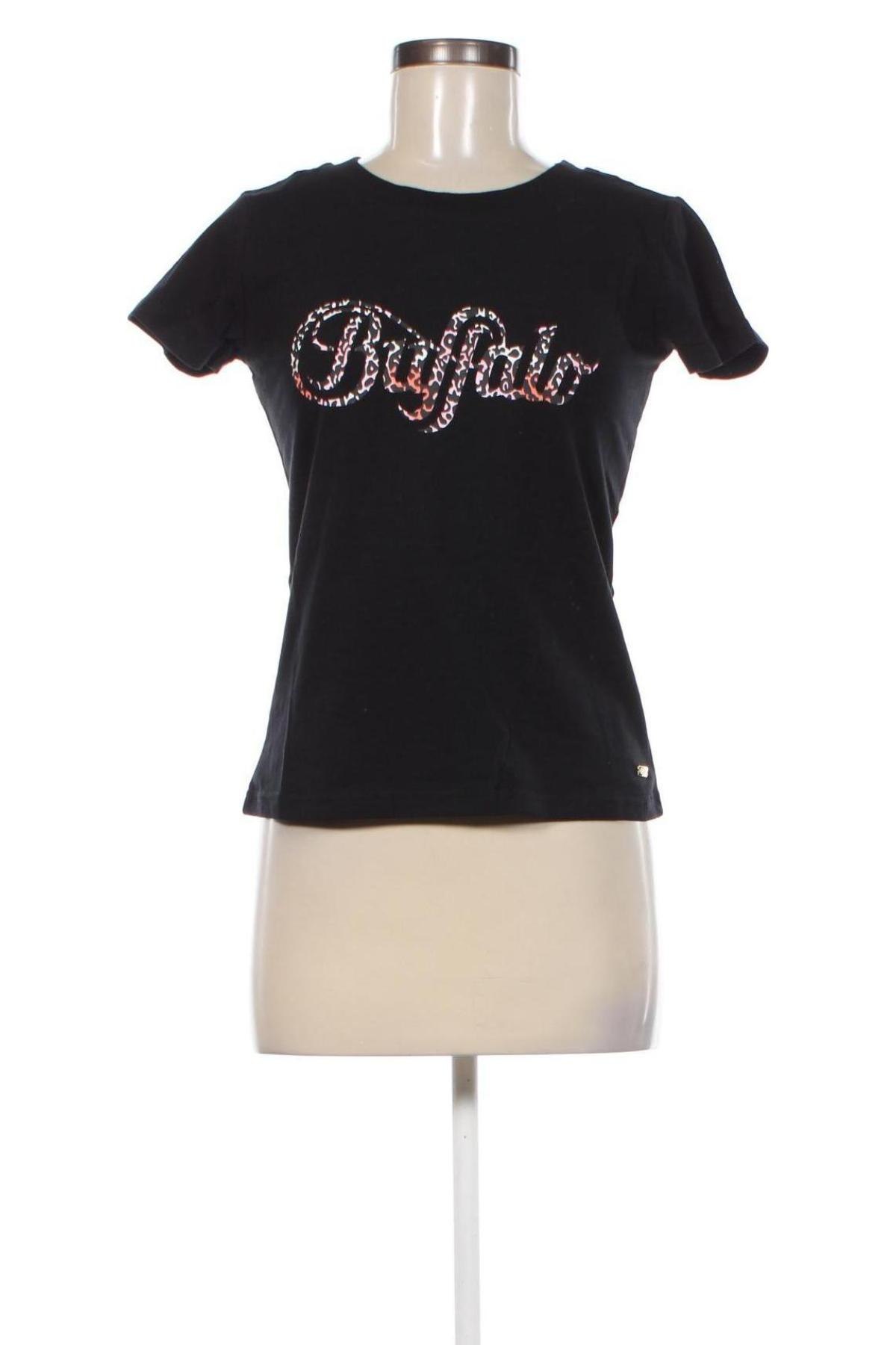 Tricou de femei Buffalo, Mărime XXS, Culoare Negru, Preț 118,42 Lei