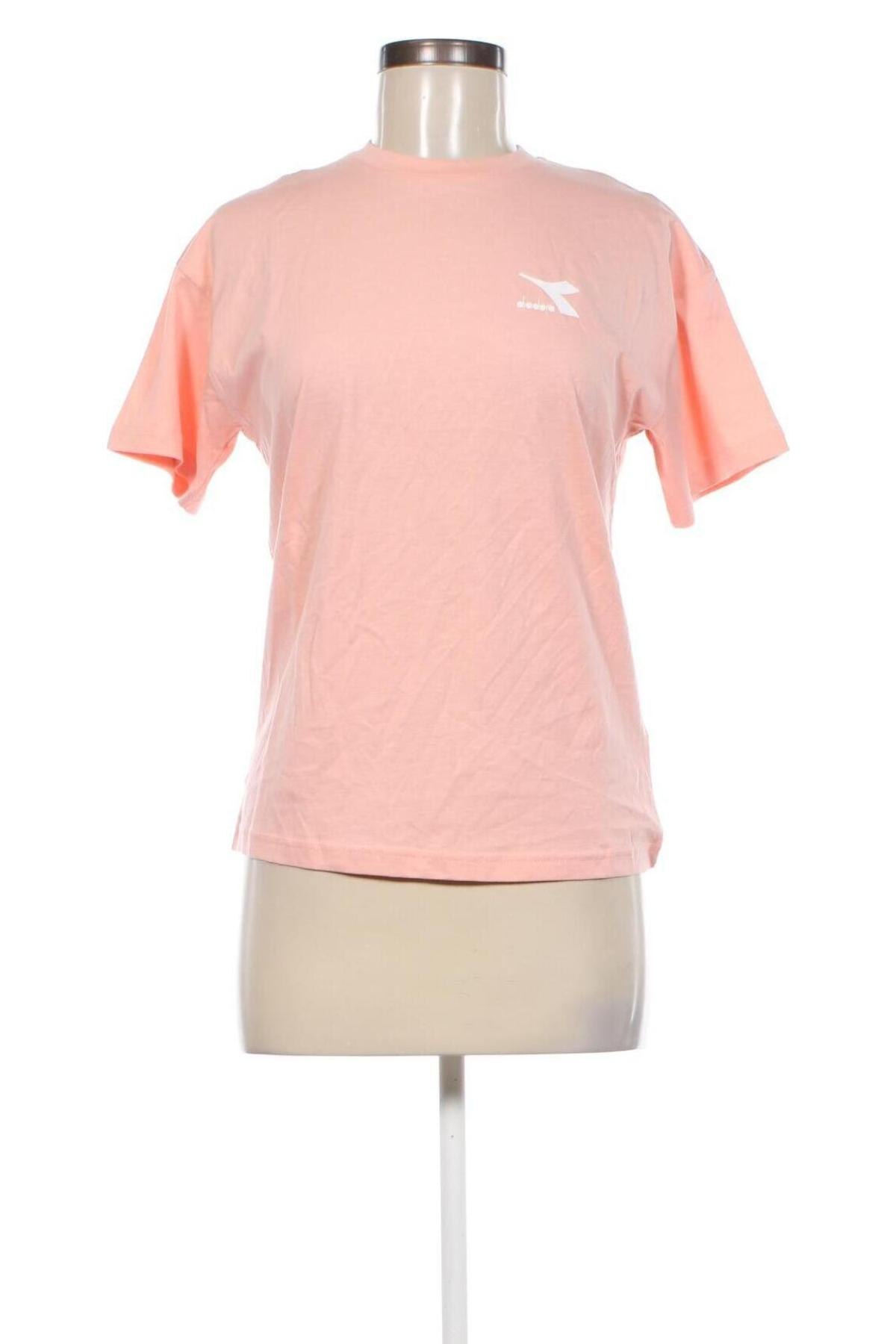 Γυναικείο t-shirt Diadora, Μέγεθος XXL, Χρώμα Ρόζ , Τιμή 15,99 €