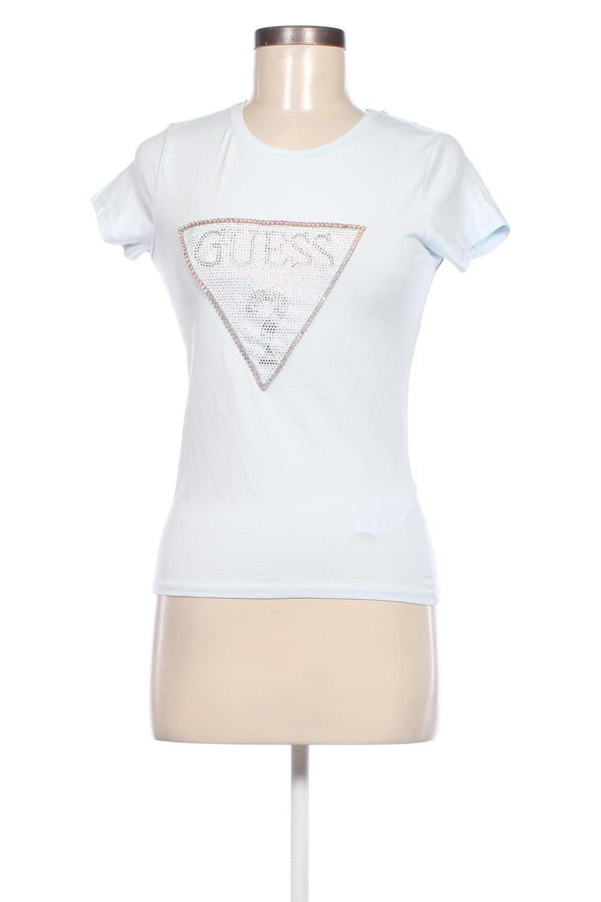 Дамска тениска Guess, Размер S, Цвят Син, Цена 58,00 лв.