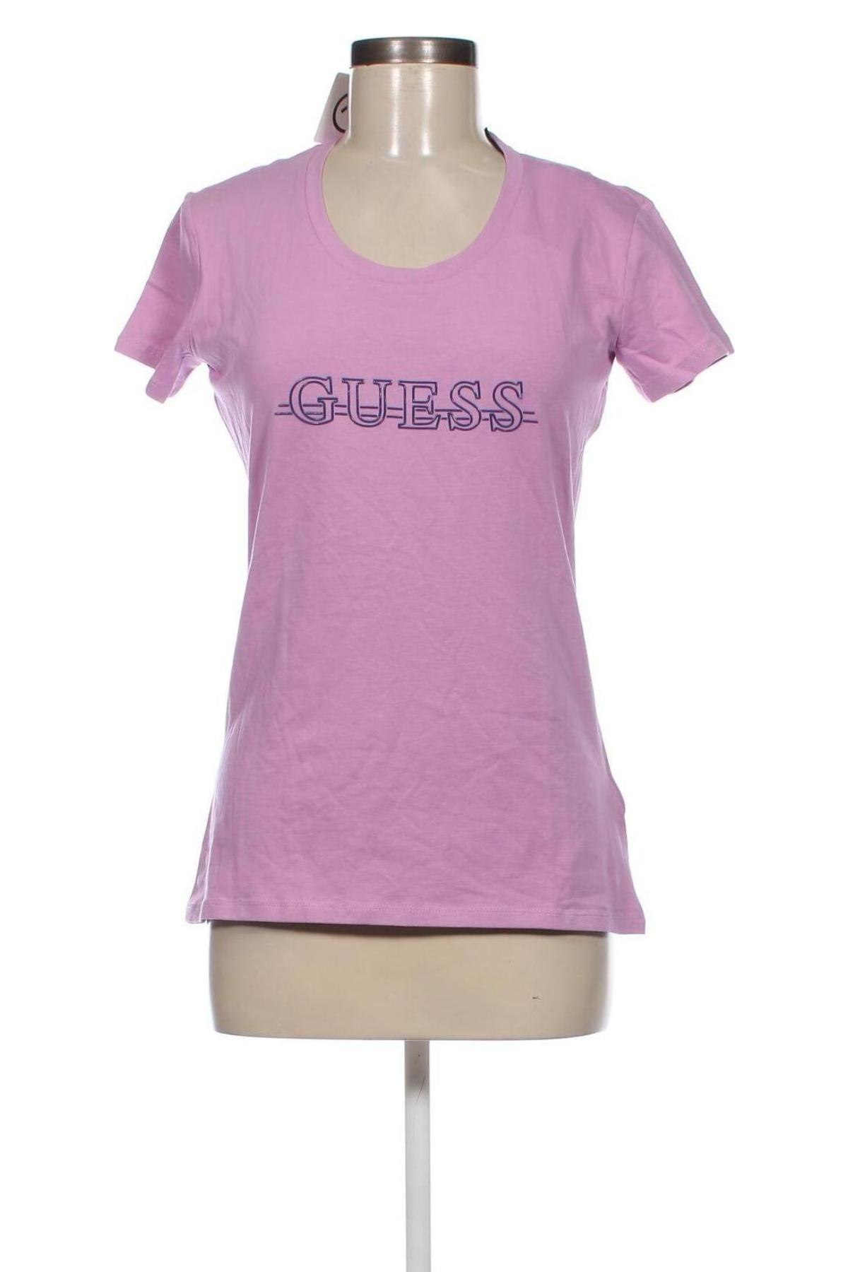 Damen T-Shirt Guess, Größe L, Farbe Lila, Preis 20,79 €