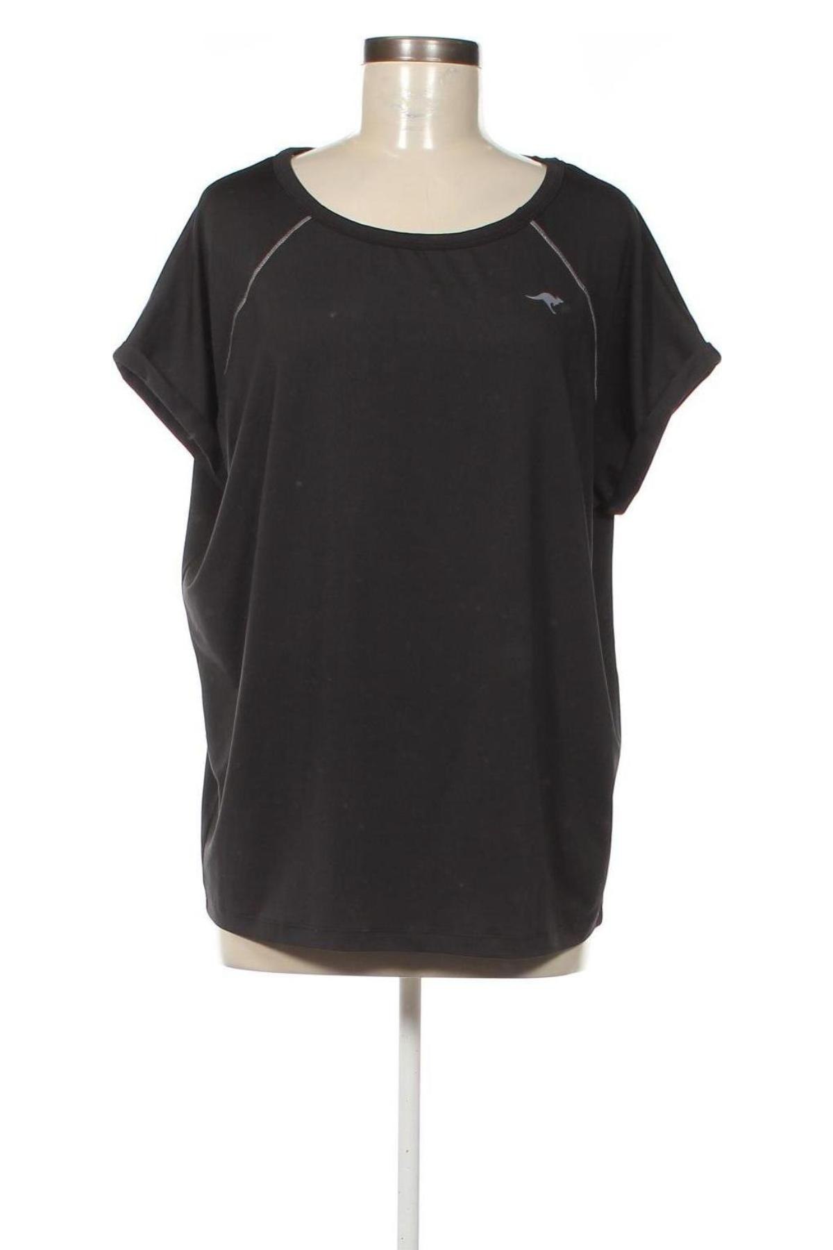 Damen T-Shirt Kangaroos, Größe M, Farbe Schwarz, Preis 5,49 €