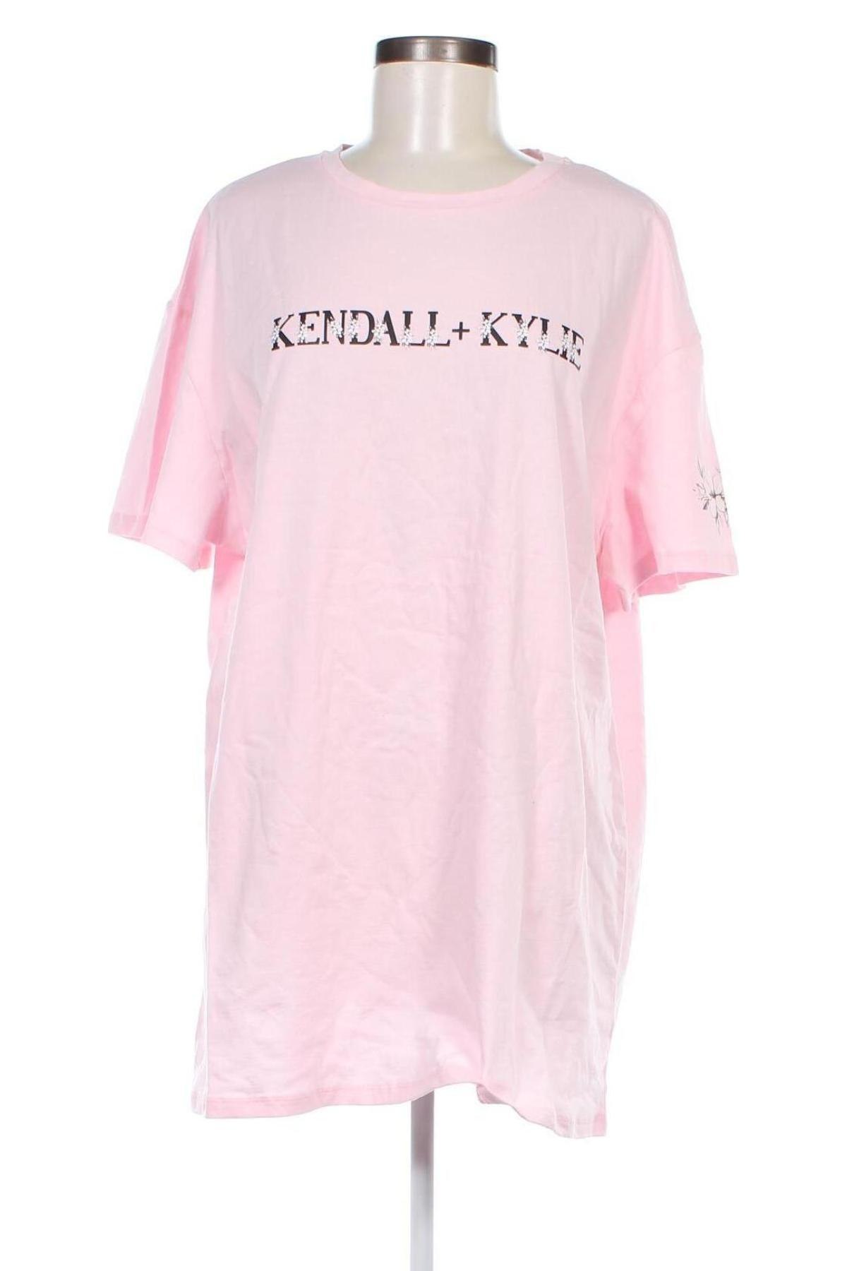 Damen T-Shirt Kendall & Kylie, Größe M, Farbe Rosa, Preis 19,29 €