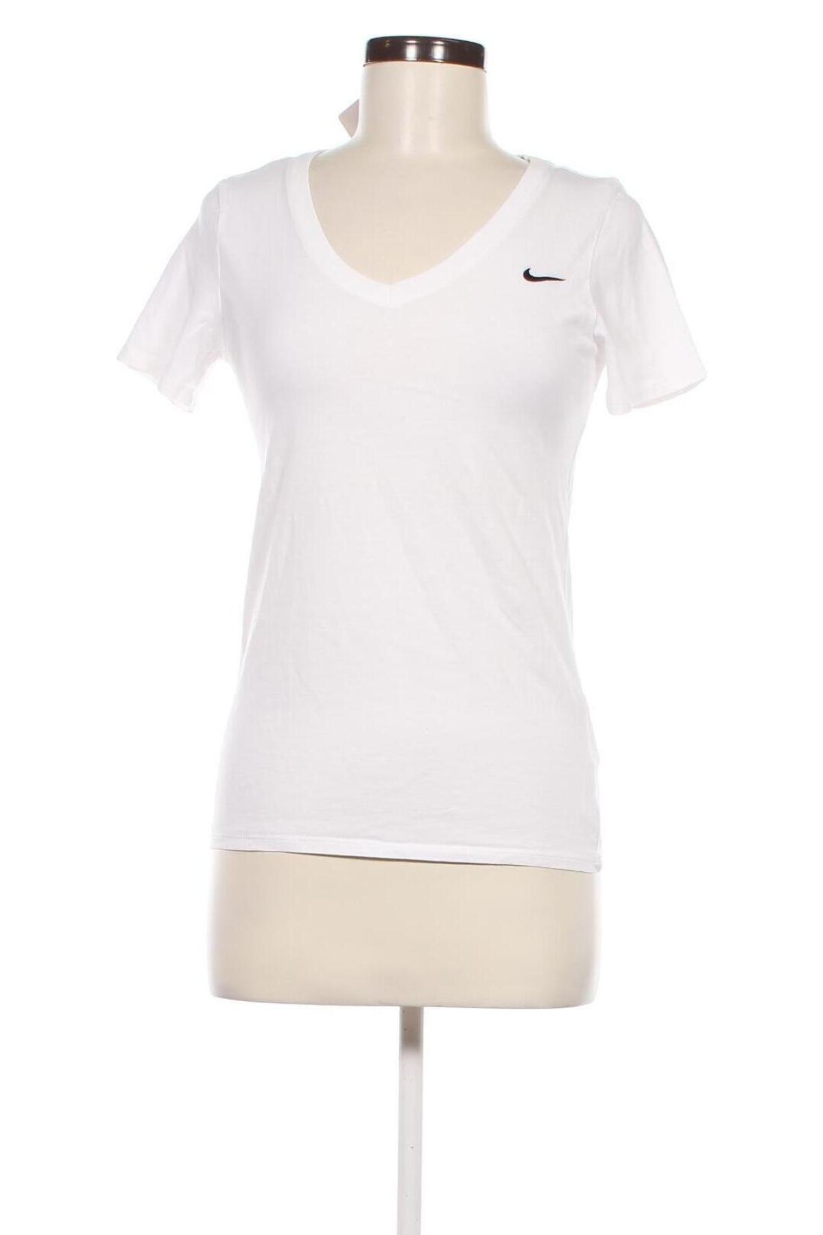 Damen T-Shirt Nike, Größe S, Farbe Weiß, Preis 14,00 €