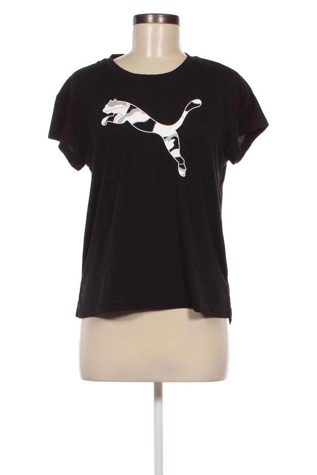 Γυναικείο t-shirt PUMA, Μέγεθος S, Χρώμα Μαύρο, Τιμή 18,01 €