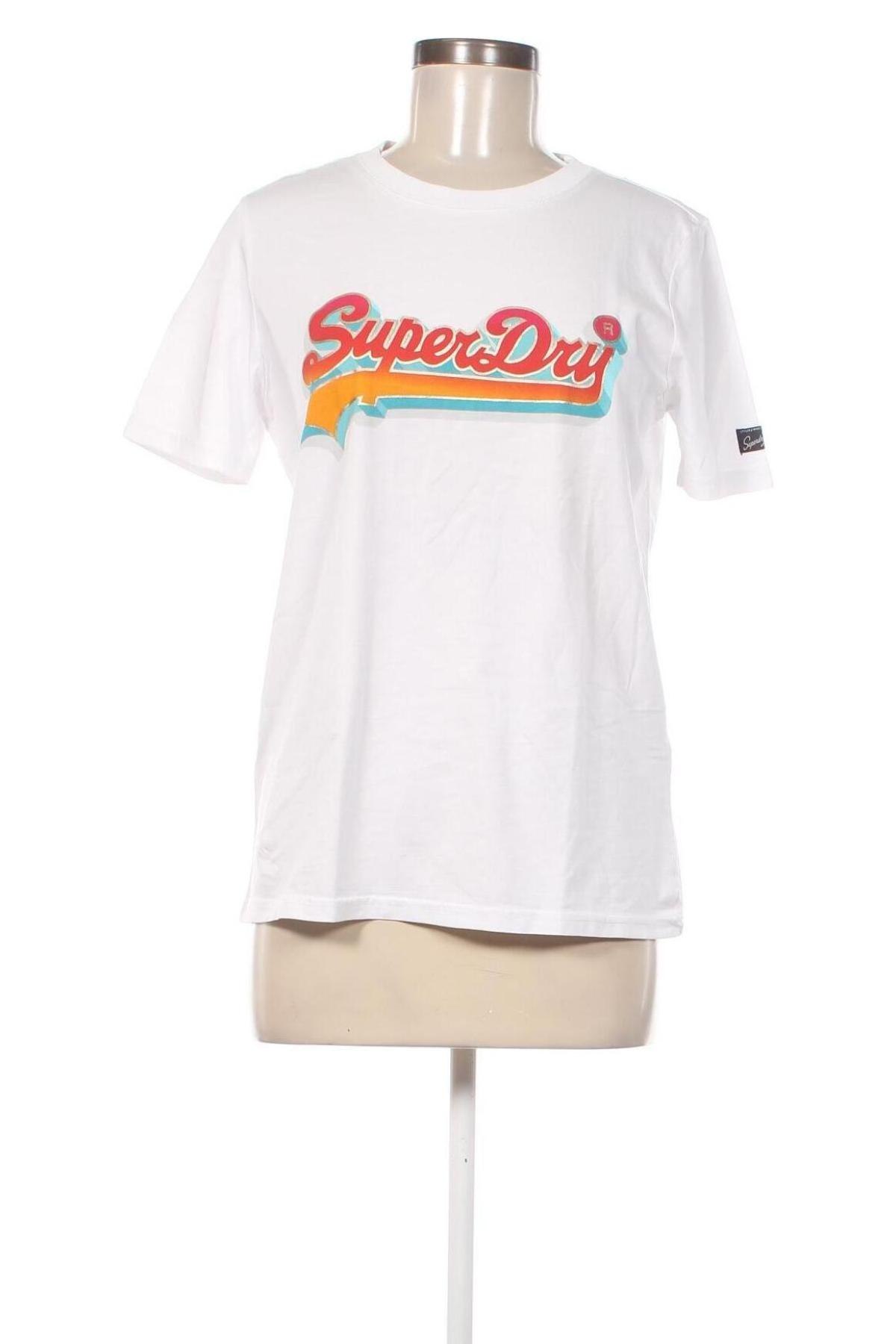 Damski T-shirt Superdry, Rozmiar M, Kolor Biały, Cena 106,62 zł