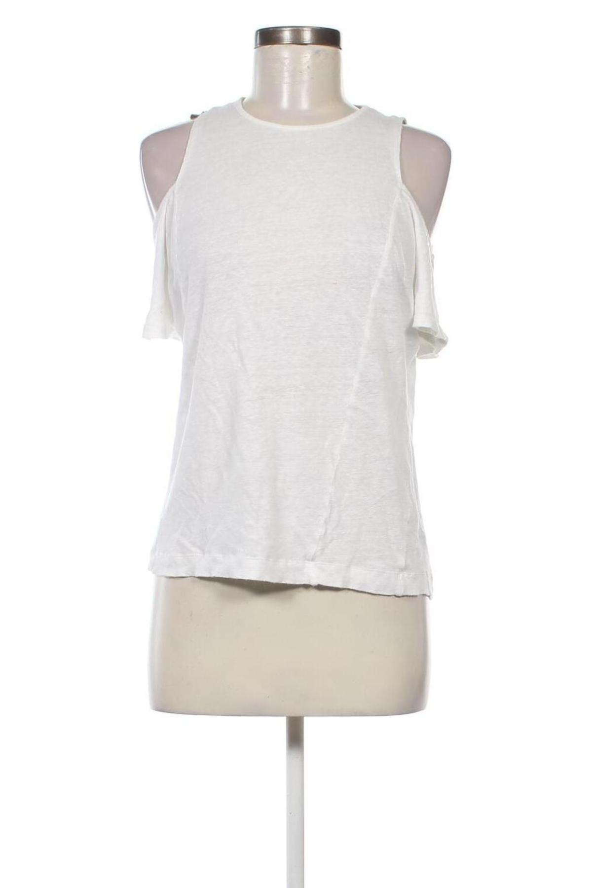 Γυναικείο t-shirt Zara, Μέγεθος M, Χρώμα Λευκό, Τιμή 6,02 €