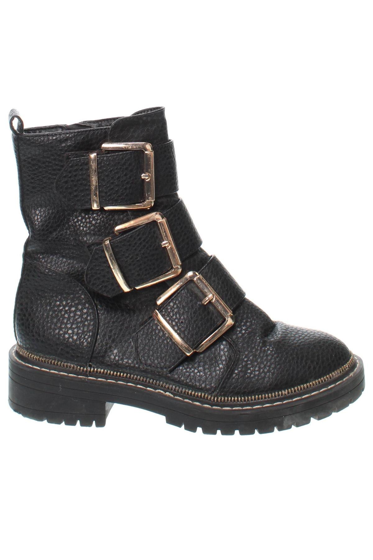 Botine de damă River Island, Mărime 38, Culoare Negru, Preț 85,99 Lei