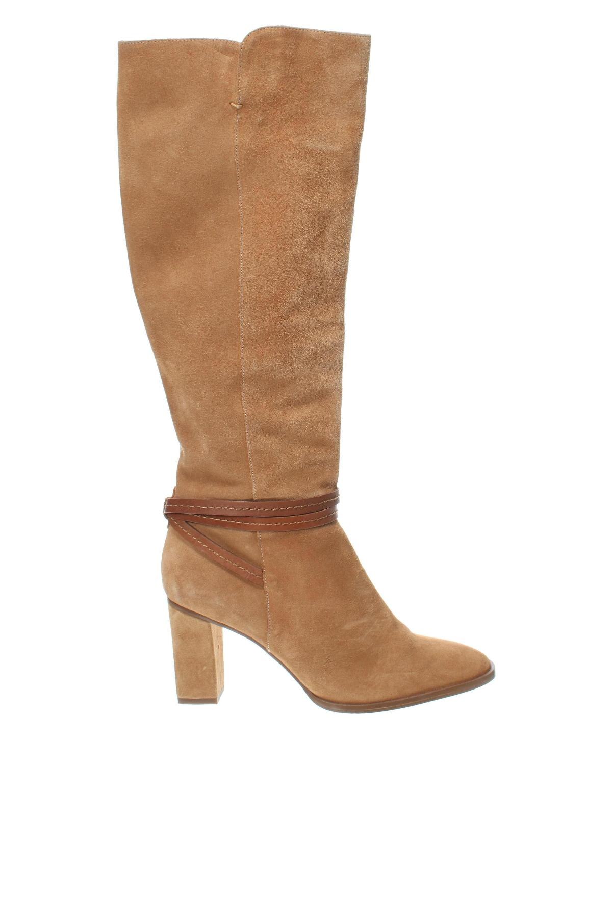 Damenstiefel Massimo Dutti, Größe 39, Farbe Beige, Preis € 52,99