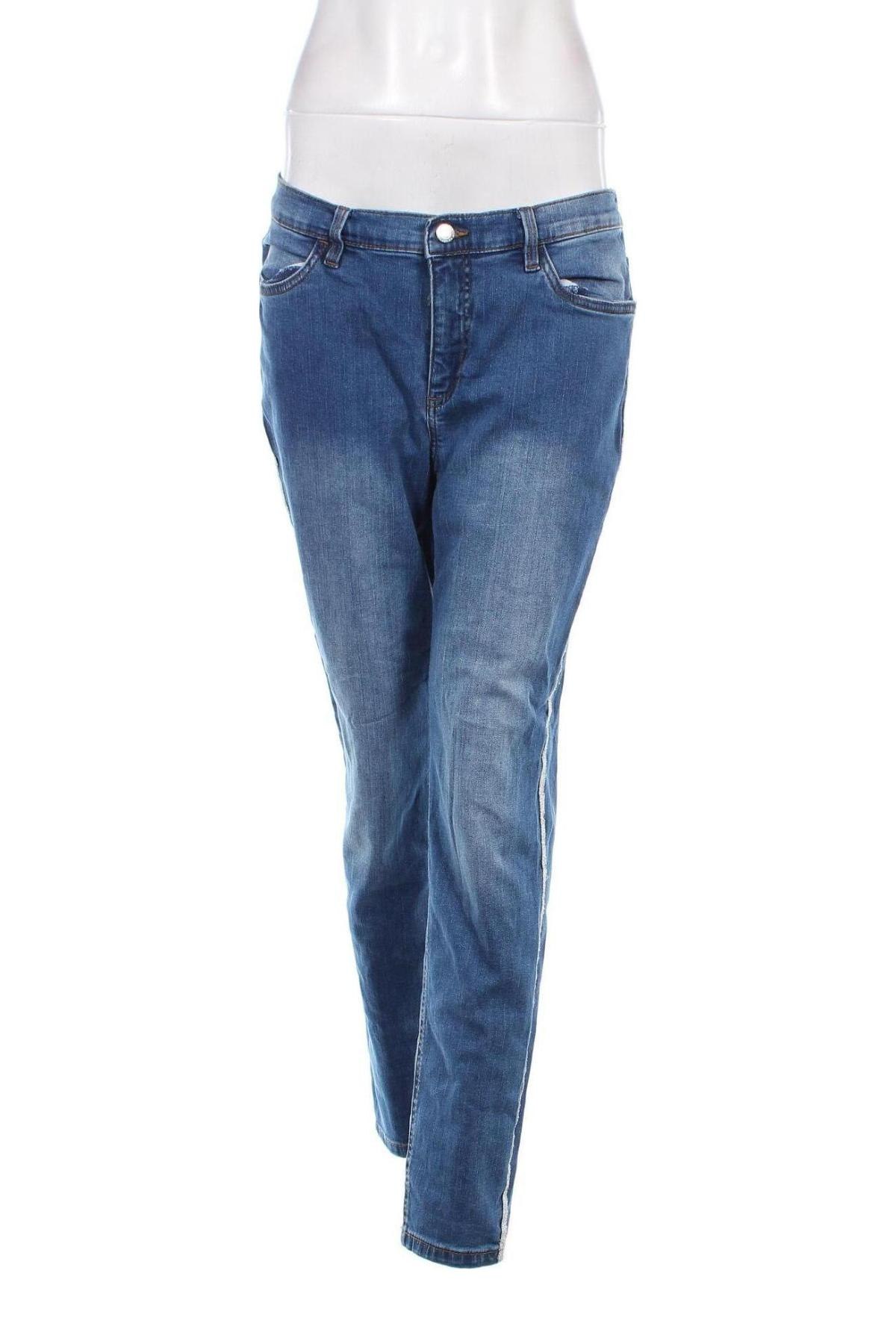 Damskie jeansy Bpc Bonprix Collection, Rozmiar L, Kolor Niebieski, Cena 36,99 zł