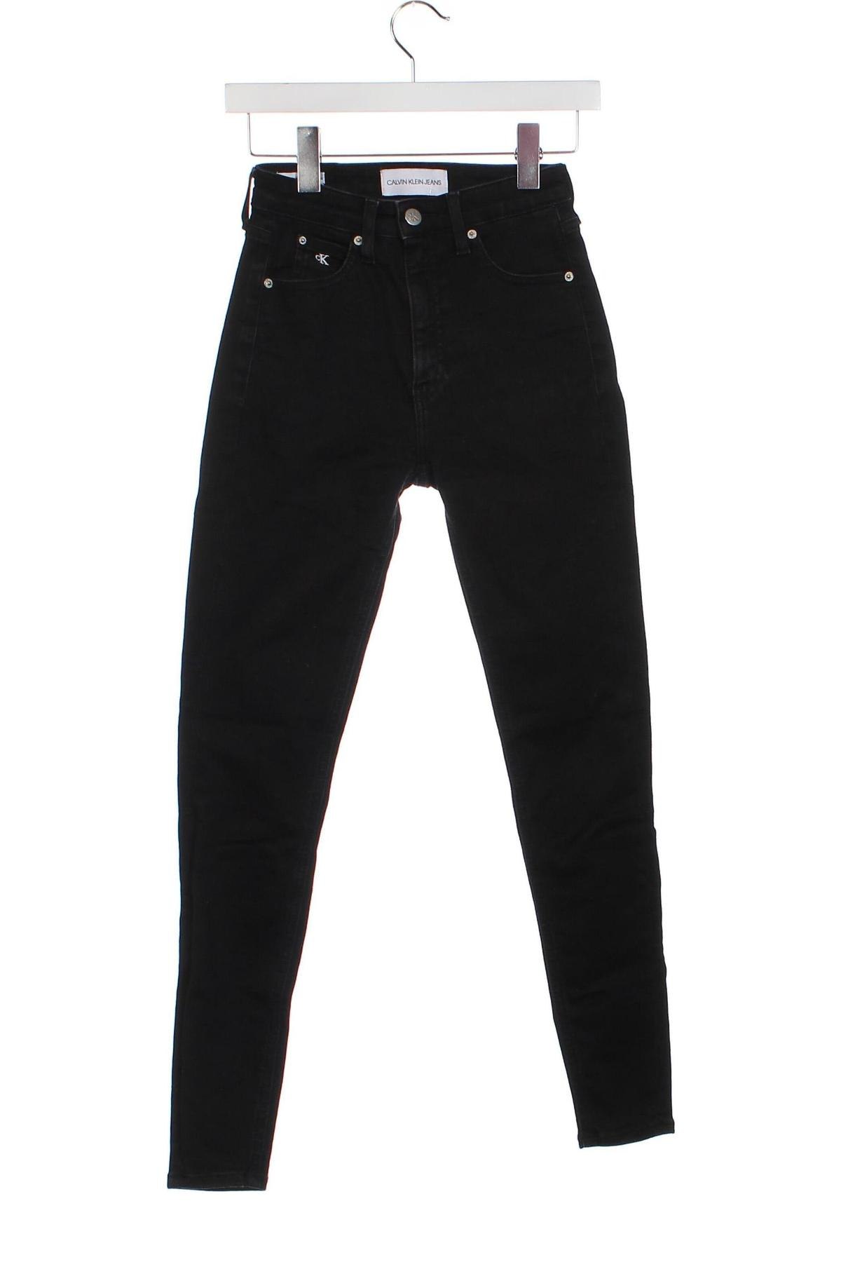 Blugi de femei Calvin Klein Jeans, Mărime XS, Culoare Negru, Preț 179,99 Lei