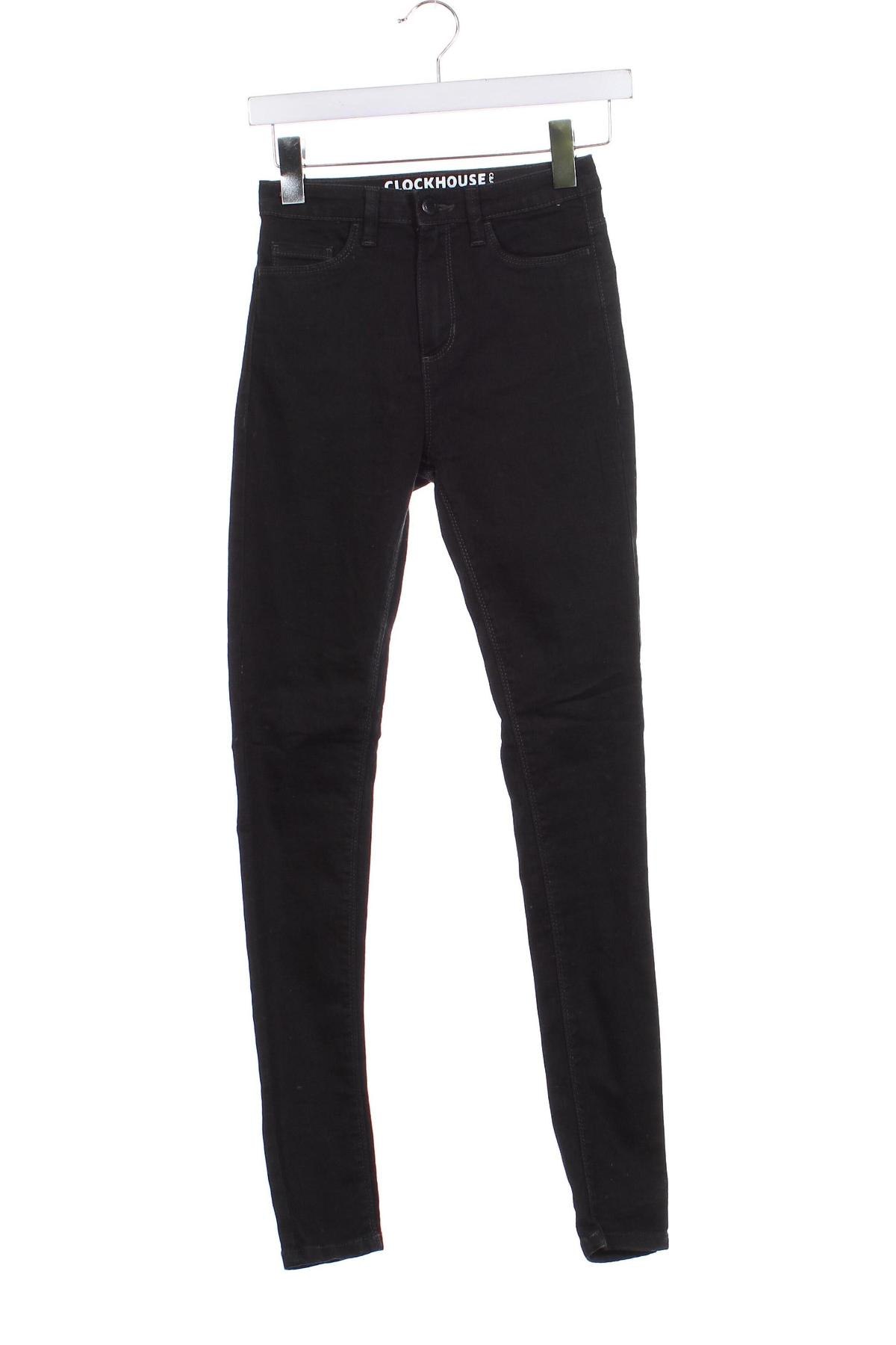 Damen Jeans Clockhouse, Größe XS, Farbe Schwarz, Preis € 4,49