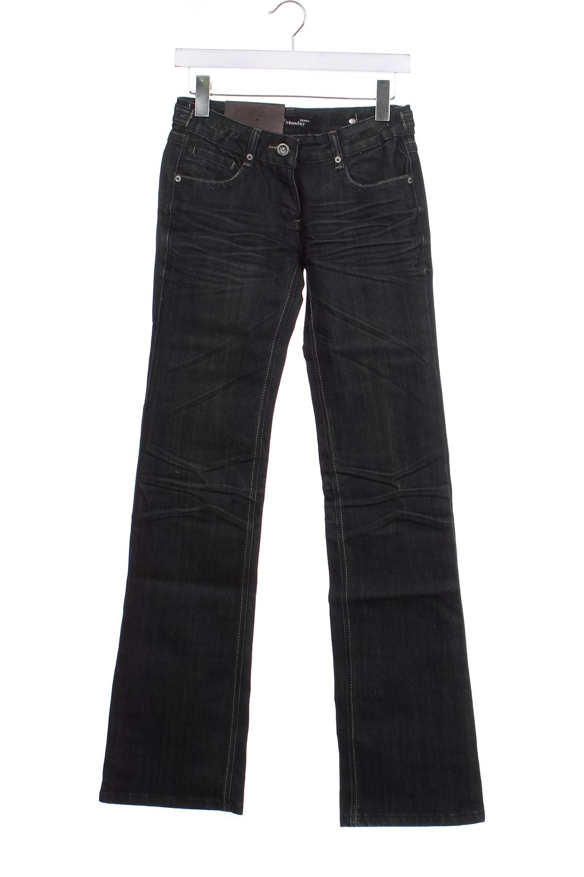 Damen Jeans Monday Denim, Größe S, Farbe Schwarz, Preis 28,99 €