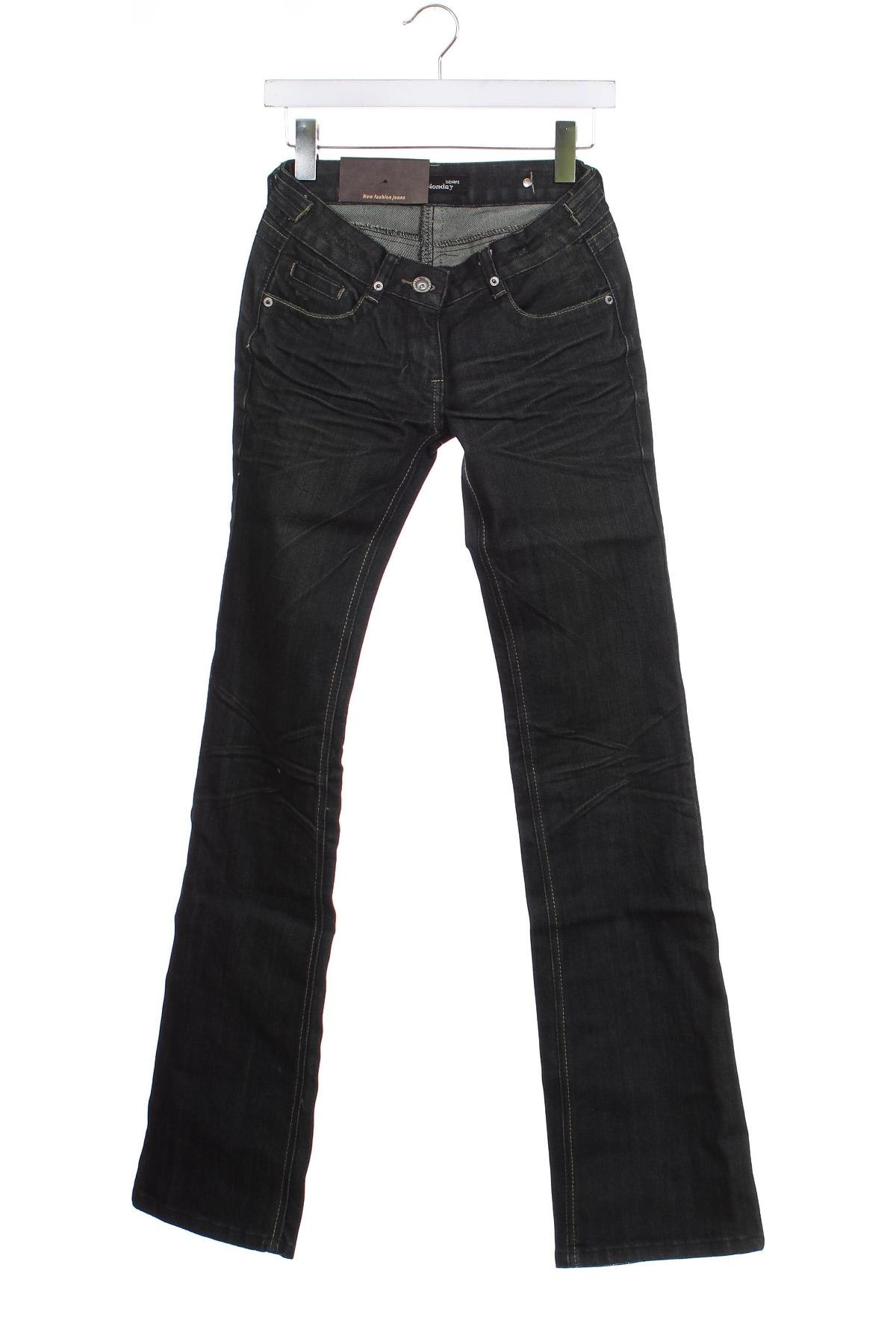 Dámske džínsy  Monday Denim, Veľkosť S, Farba Čierna, Cena  28,95 €