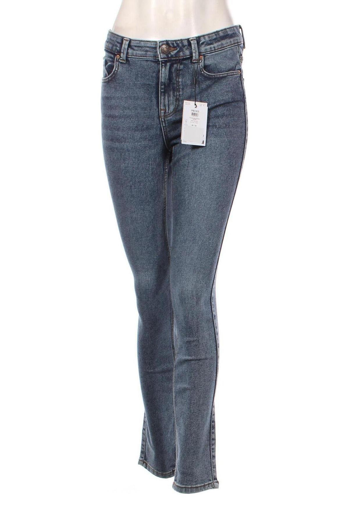 Damen Jeans Pieces, Größe M, Farbe Blau, Preis € 14,99