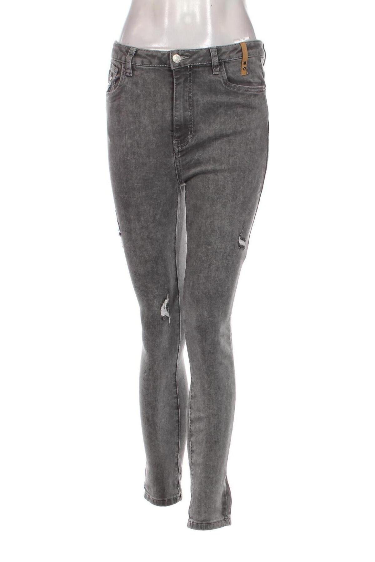 Damen Jeans Queen Hearts, Größe L, Farbe Grau, Preis € 5,99