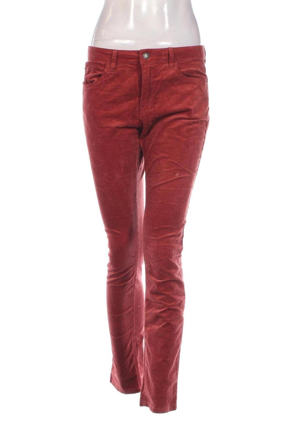 Pantaloni de velvet de femei Esprit, Mărime M, Culoare Roșu, Preț 26,99 Lei