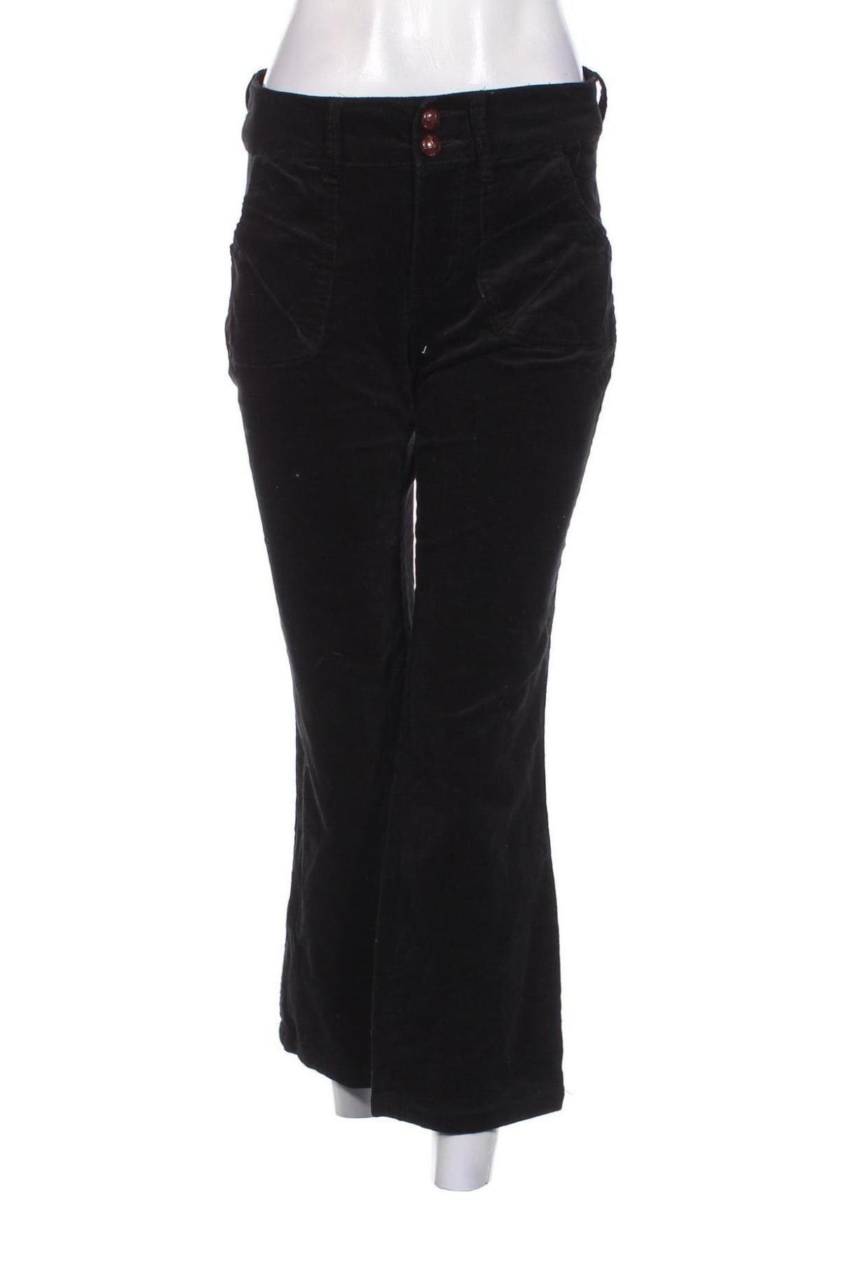 Pantaloni de velvet de femei Identic, Mărime M, Culoare Negru, Preț 30,99 Lei