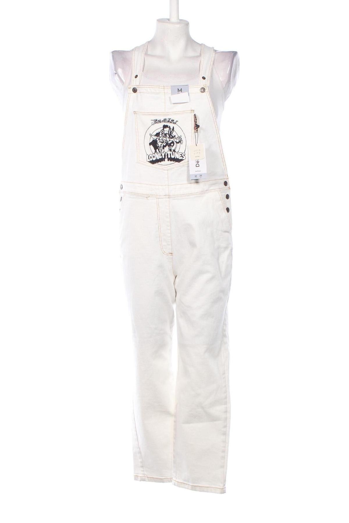 Damen Overall Lefties, Größe M, Farbe Weiß, Preis 15,99 €