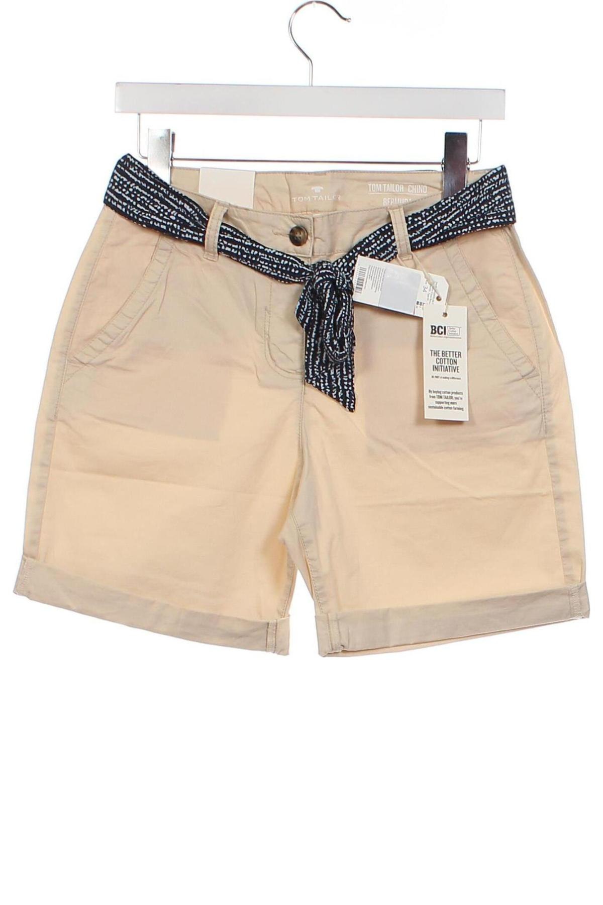 Damen Shorts Tom Tailor, Größe XS, Farbe Beige, Preis 39,69 €