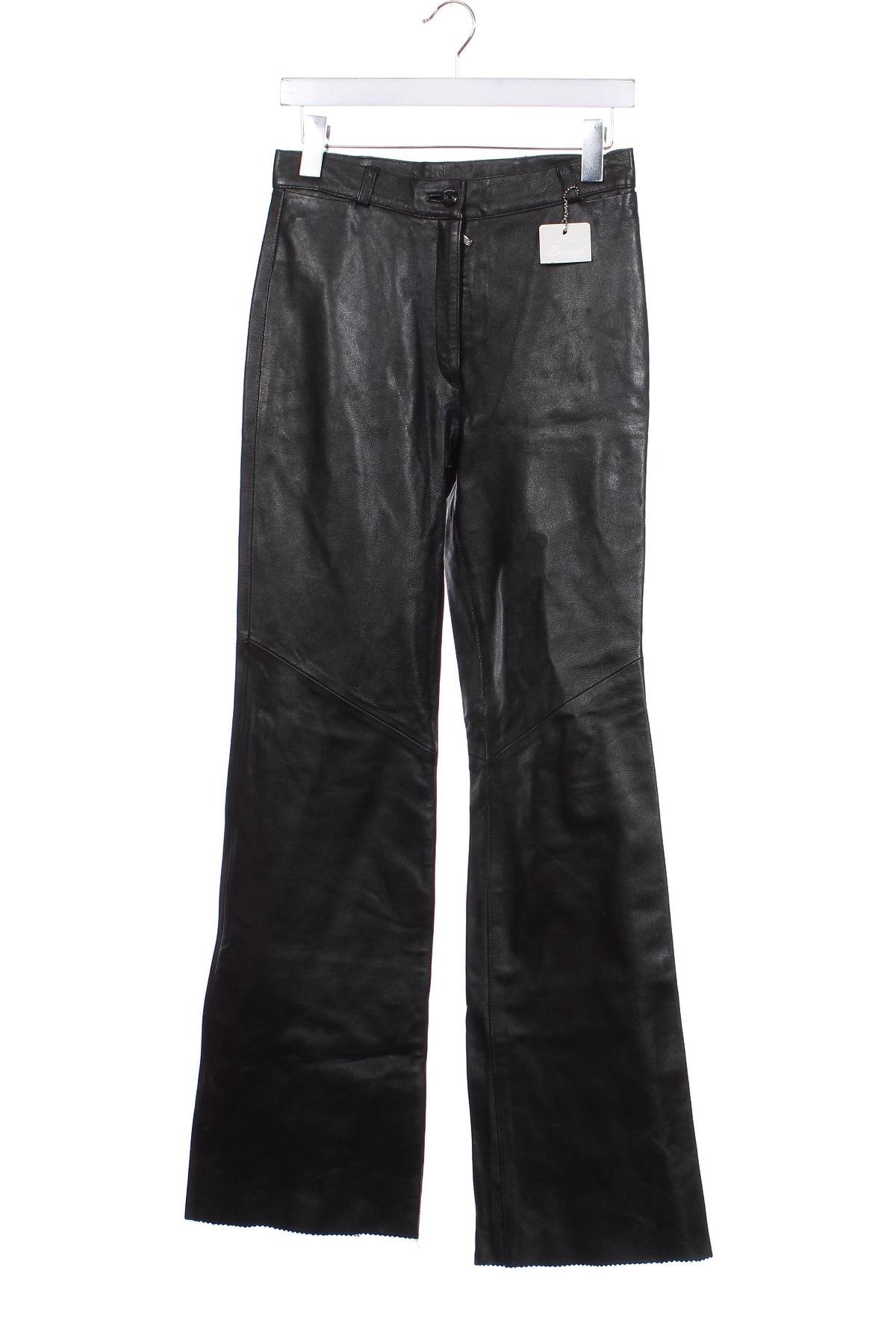 Pantaloni de piele pentru damă, Mărime M, Culoare Negru, Preț 150,79 Lei