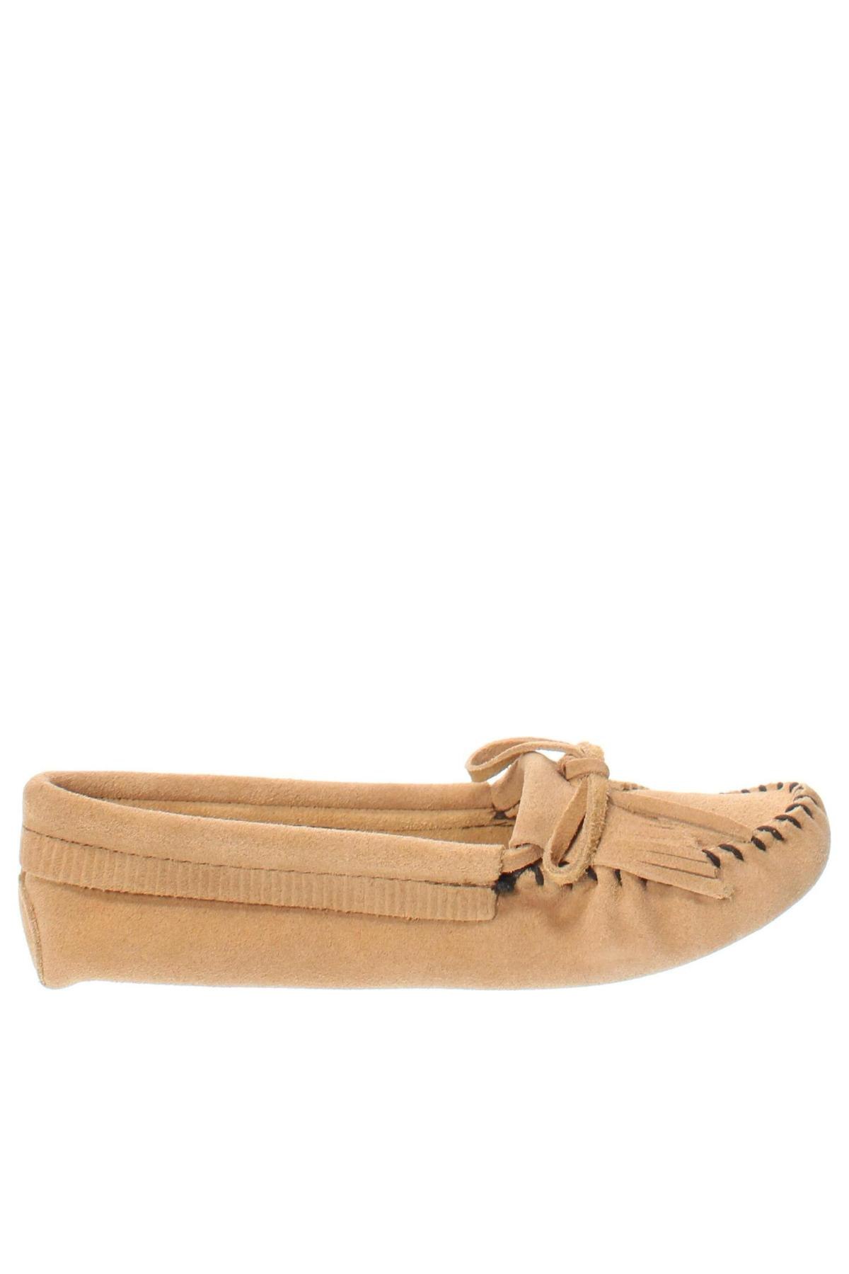 Damenschuhe Minnetonka, Größe 37, Farbe Beige, Preis 14,79 €