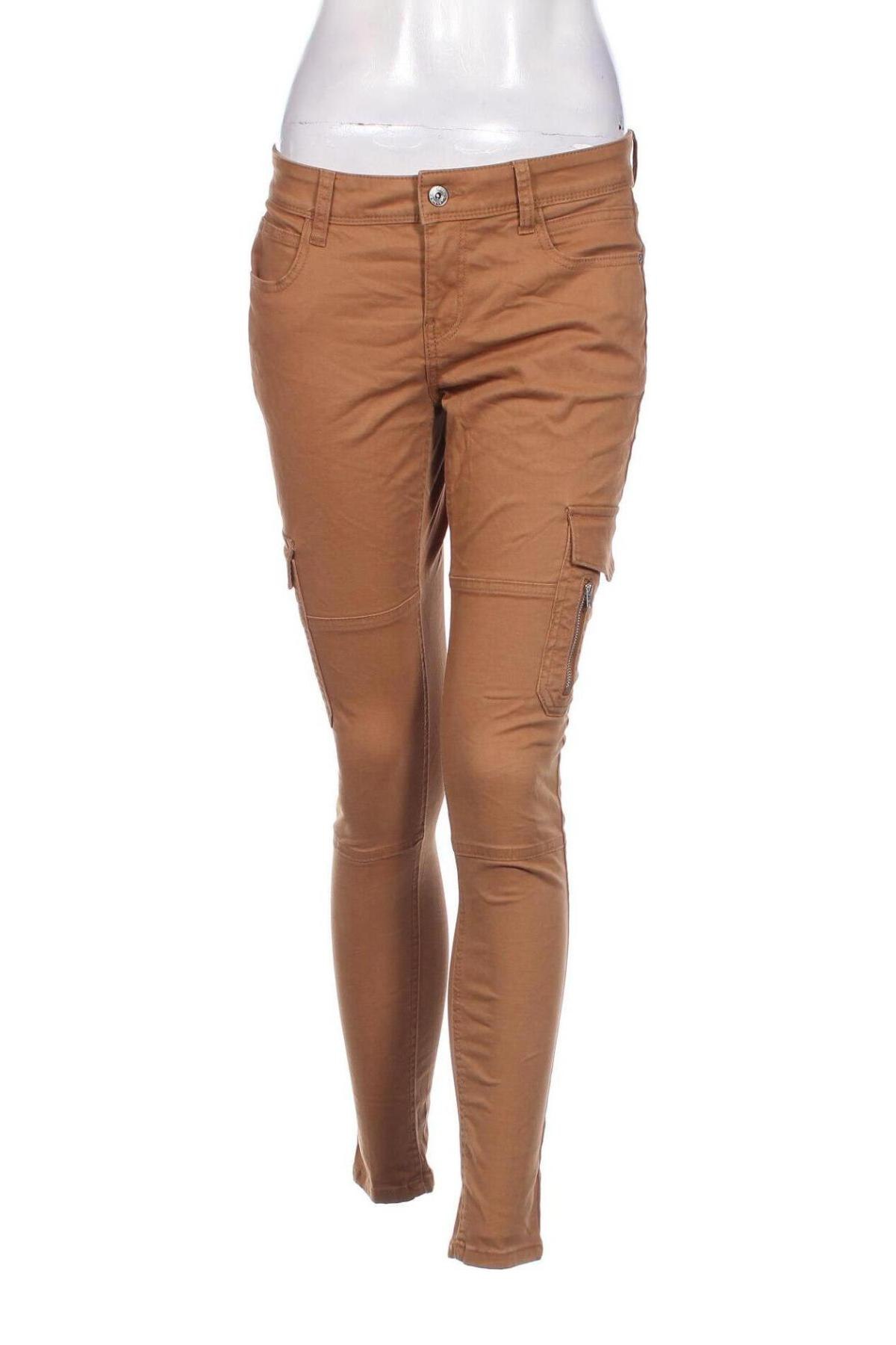 Pantaloni de femei Clockhouse, Mărime M, Culoare Bej, Preț 28,99 Lei