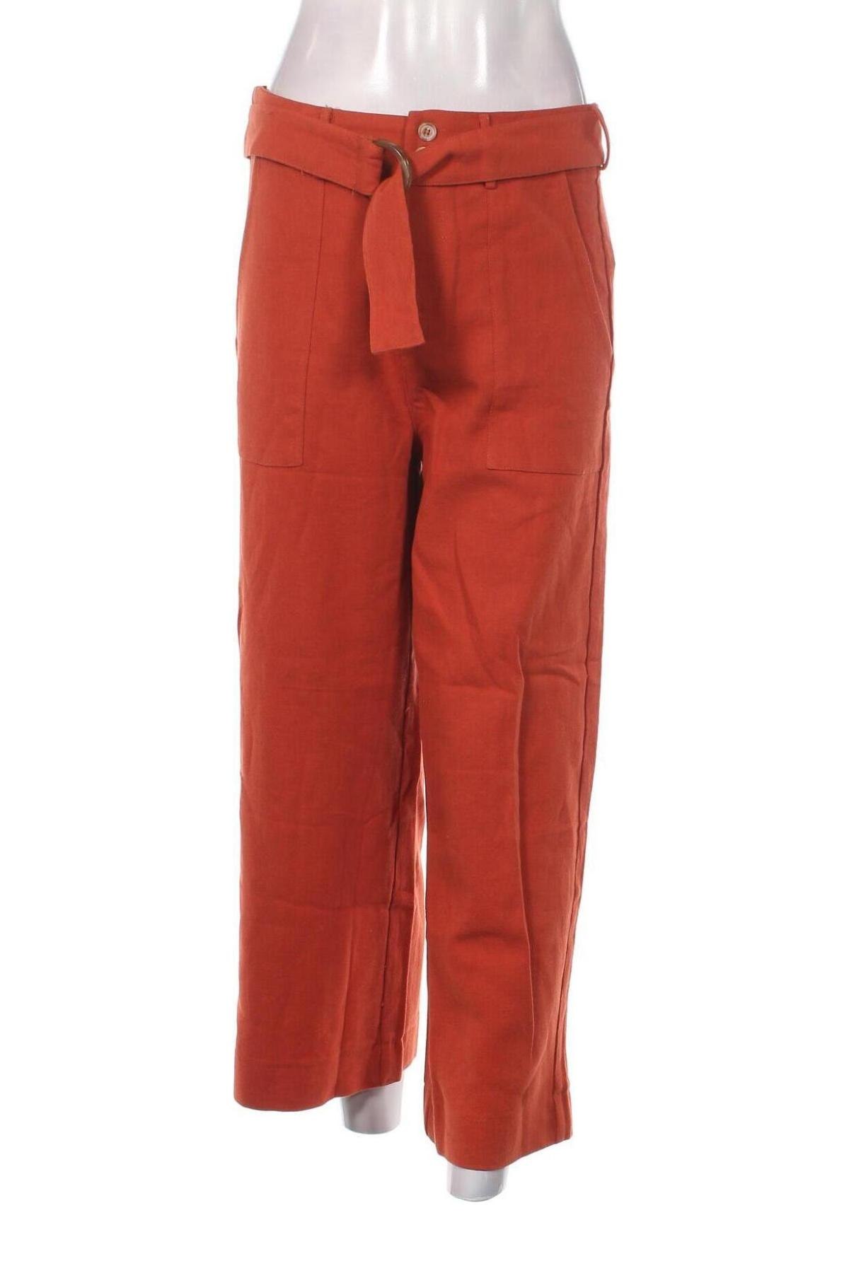 Pantaloni de femei Grace & Mila, Mărime M, Culoare Portocaliu, Preț 73,99 Lei