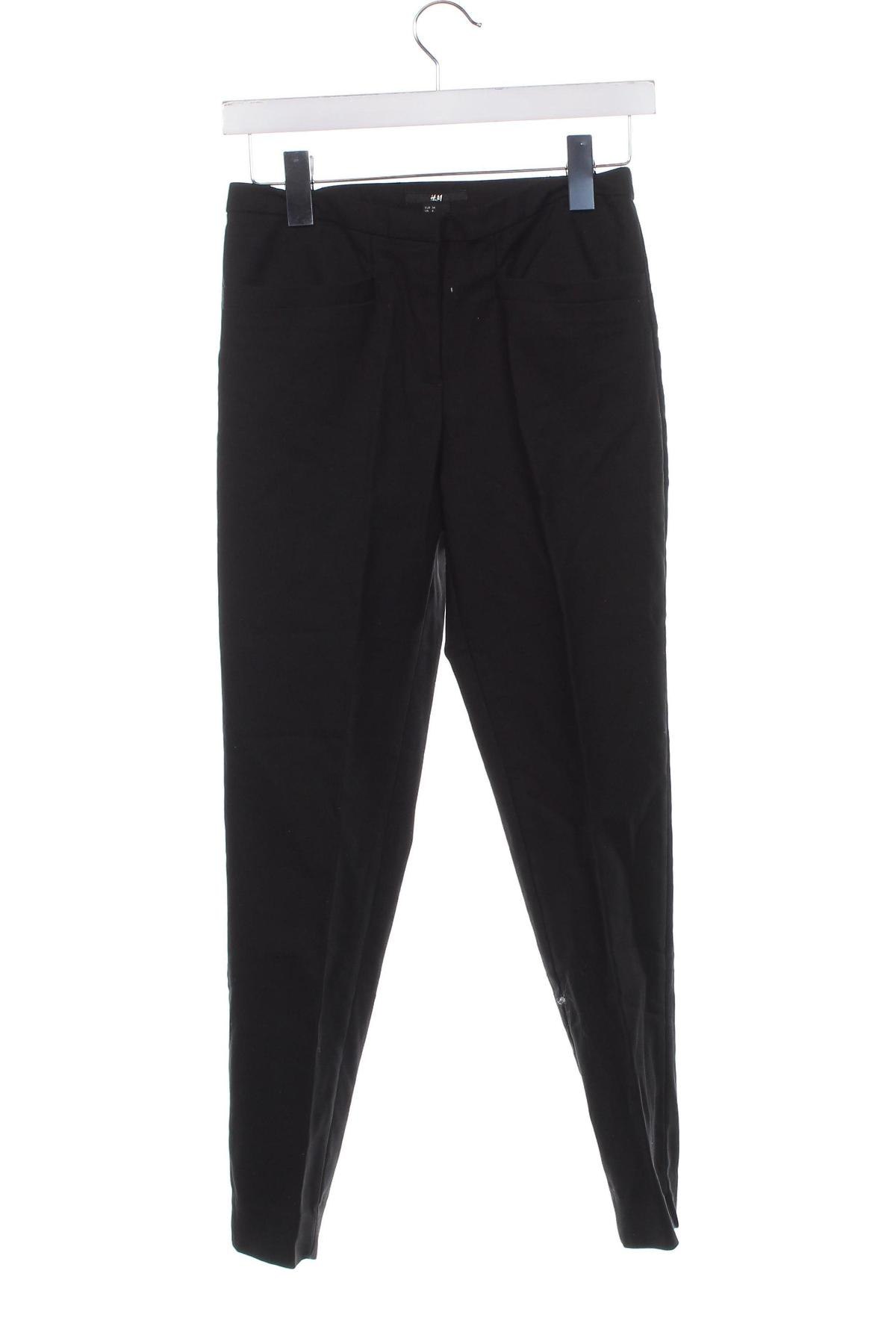 Pantaloni de femei H&M, Mărime XS, Culoare Negru, Preț 44,99 Lei