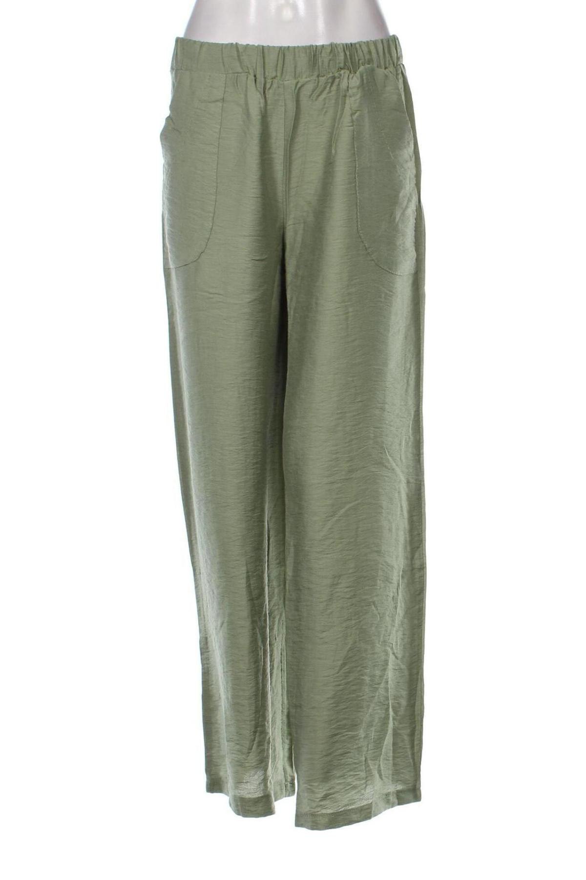 Pantaloni de femei New Laviva, Mărime M, Culoare Verde, Preț 305,92 Lei