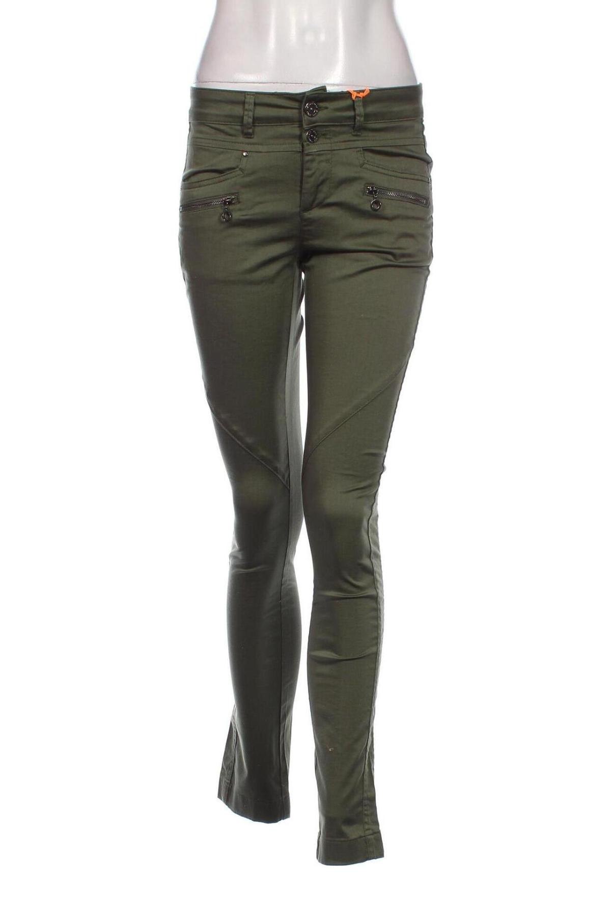 Pantaloni de femei Street One, Mărime XS, Culoare Verde, Preț 76,99 Lei