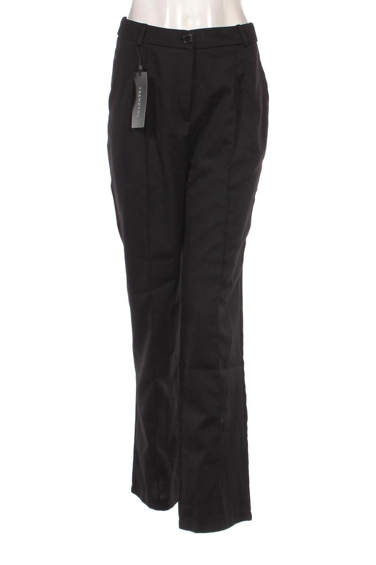 Pantaloni de femei Trendyol, Mărime M, Culoare Negru, Preț 64,44 Lei