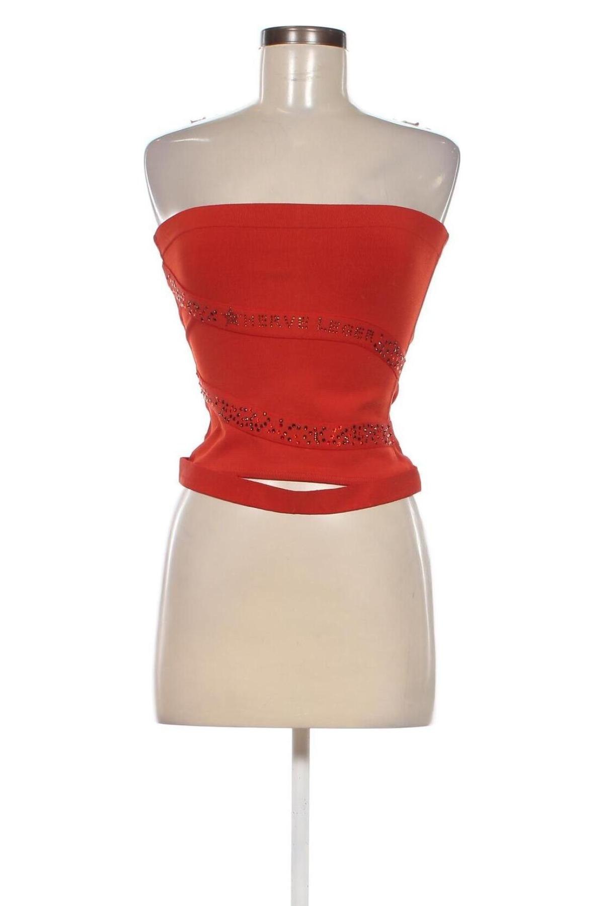 Damentop Herve Leger, Größe S, Farbe Rot, Preis € 350,00