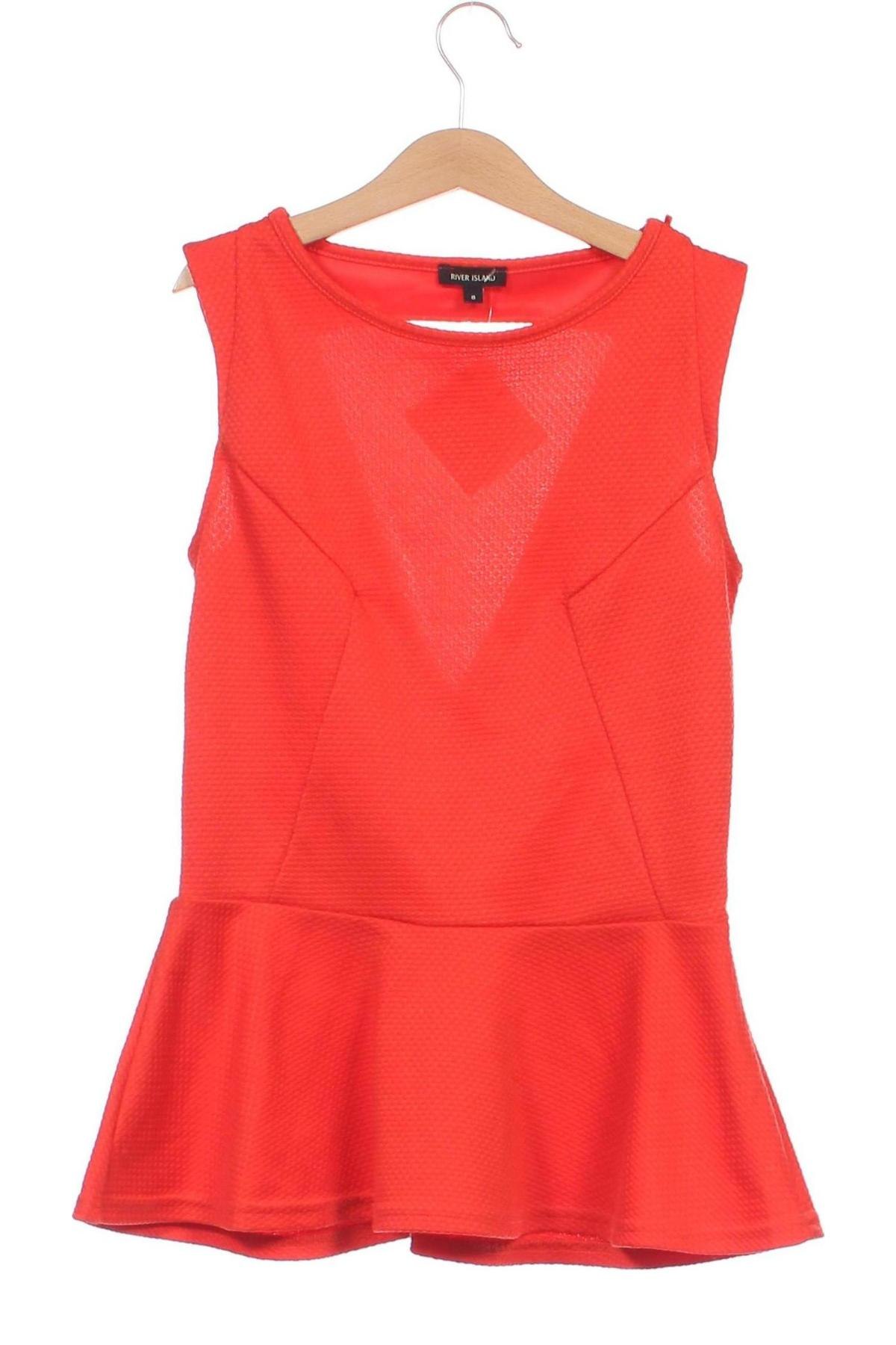 Damentop River Island, Größe XS, Farbe Orange, Preis 1,99 €