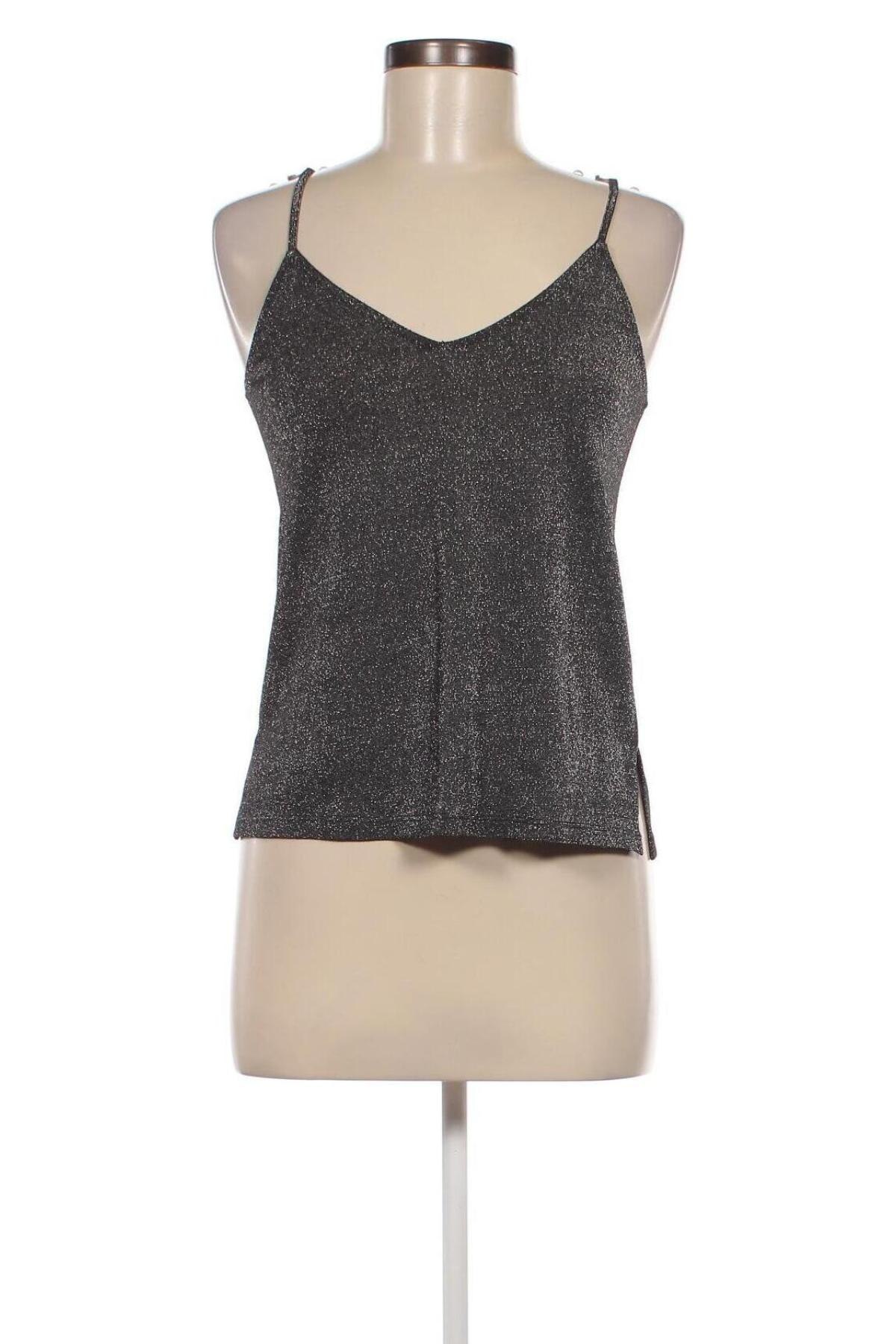 Damentop Topshop, Größe S, Farbe Silber, Preis 5,00 €