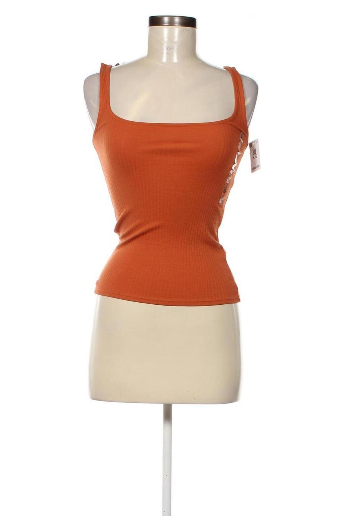 Damentop Undiz, Größe XS, Farbe Orange, Preis € 5,99