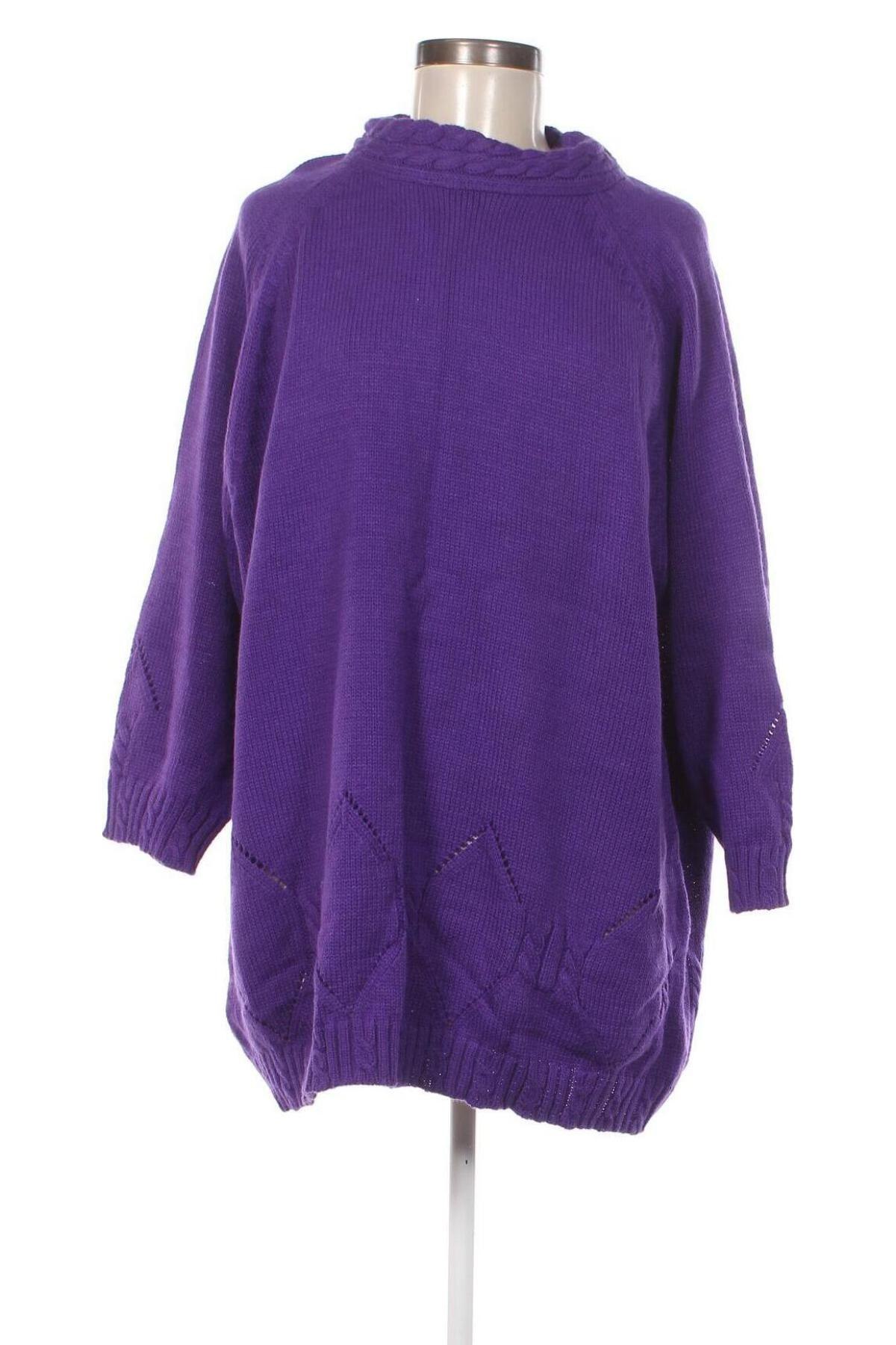 Damenpullover, Größe L, Farbe Lila, Preis 6,49 €