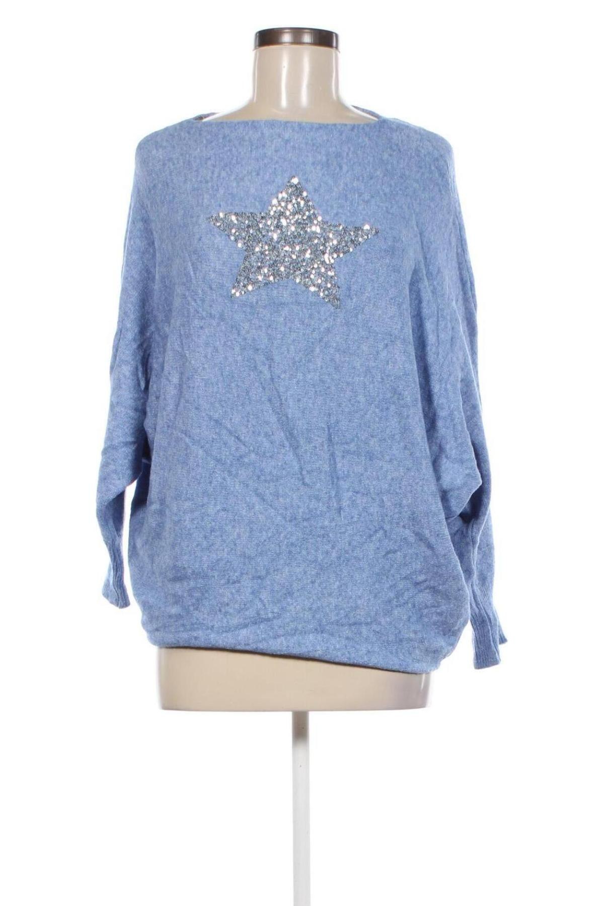 Damenpullover, Größe M, Farbe Blau, Preis 7,49 €